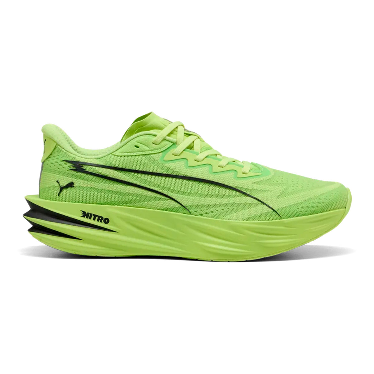 Puma Deviate Pure Nitro Neutral running shoe Men - lime, black