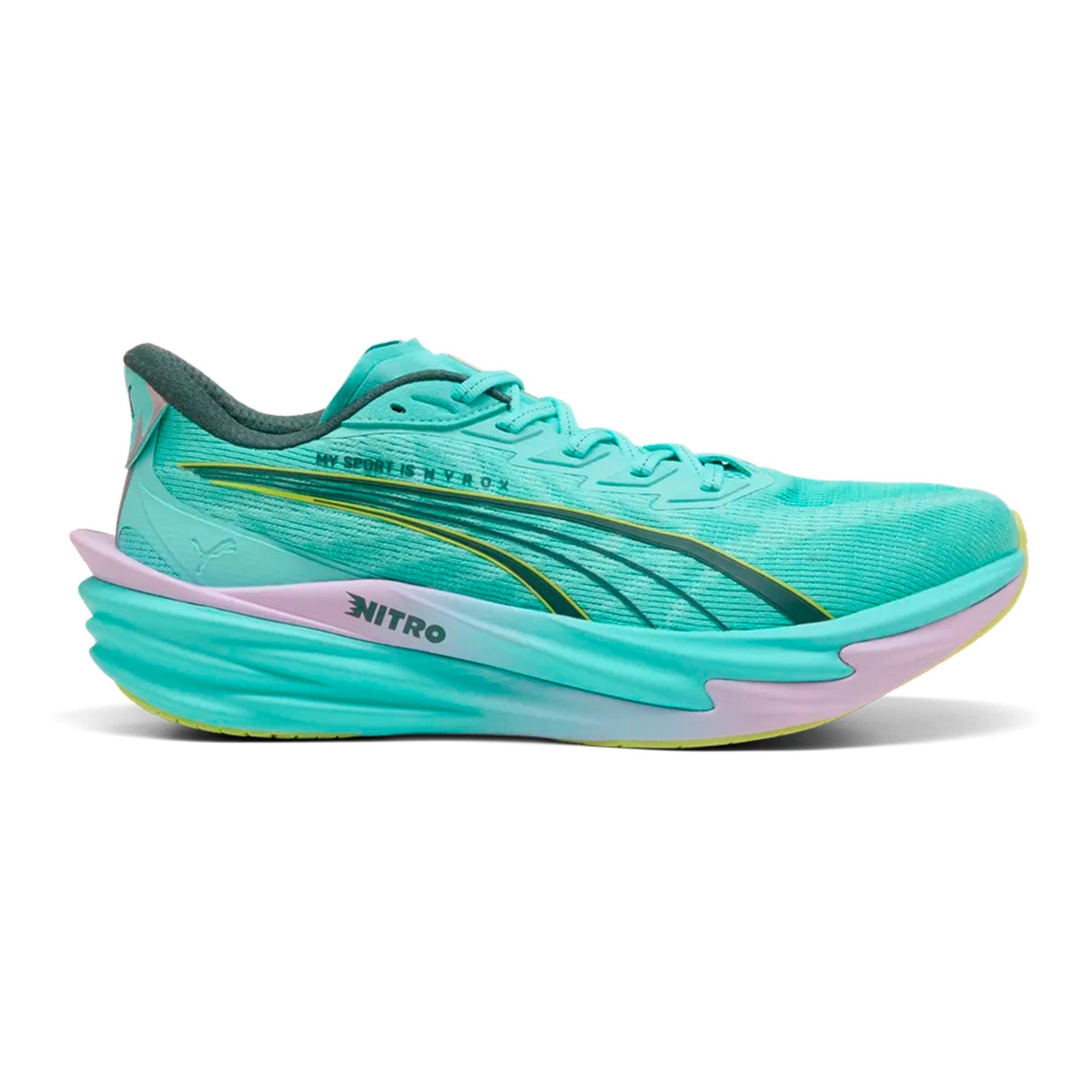Puma Deviate Nitro 4 HYROX Neutral running shoe Men - turquoise, lilac