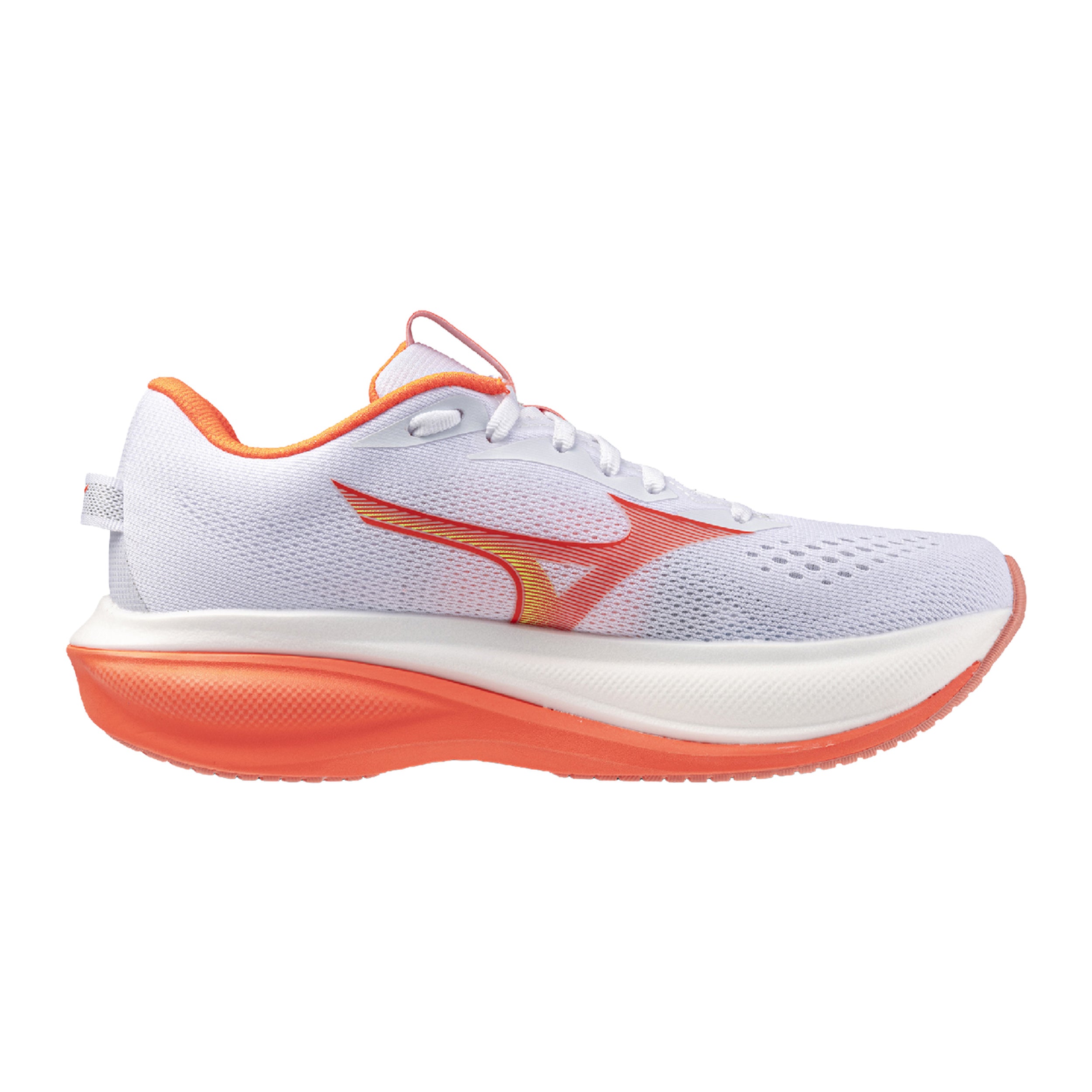 Mizuno Wave Rider 30  Neutral running shoe Women - white, orange
