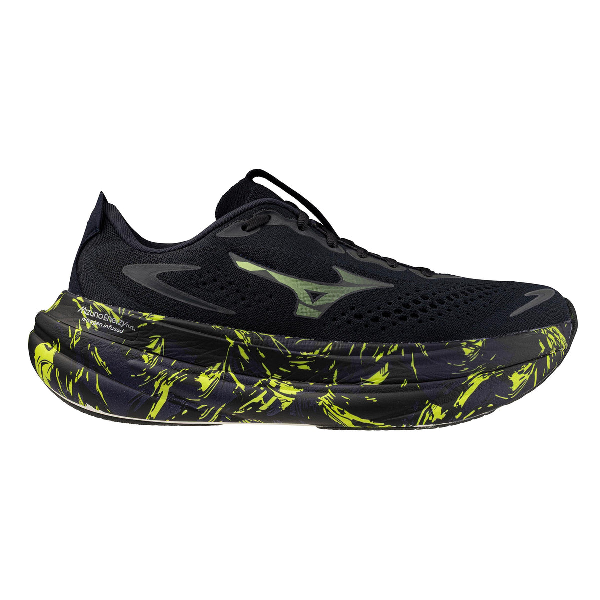 Mizuno Sky Prime  Neutral running shoe Unisex - dark grey, lime