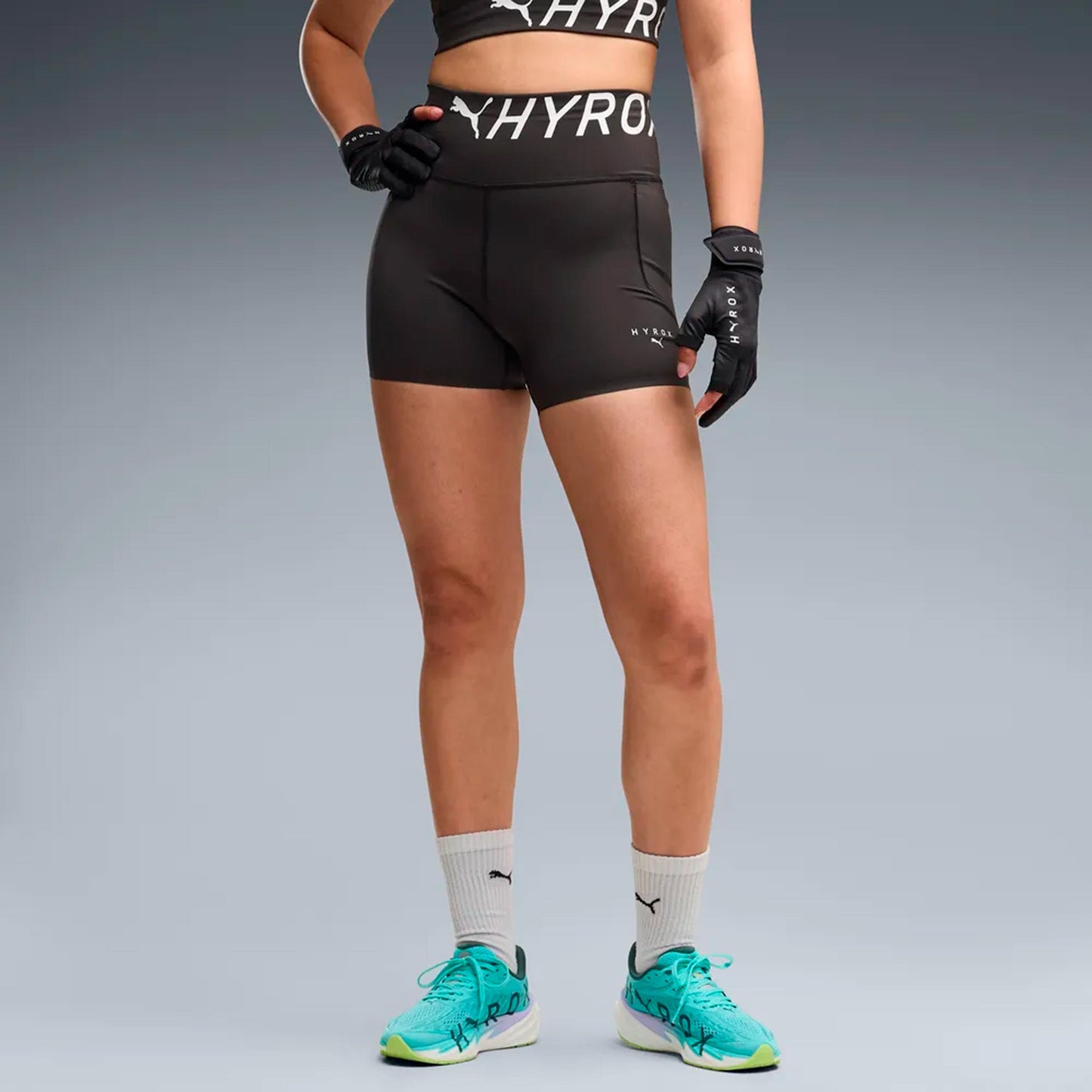 Puma HYROX PWRMODE 4in   Running tights Women - black