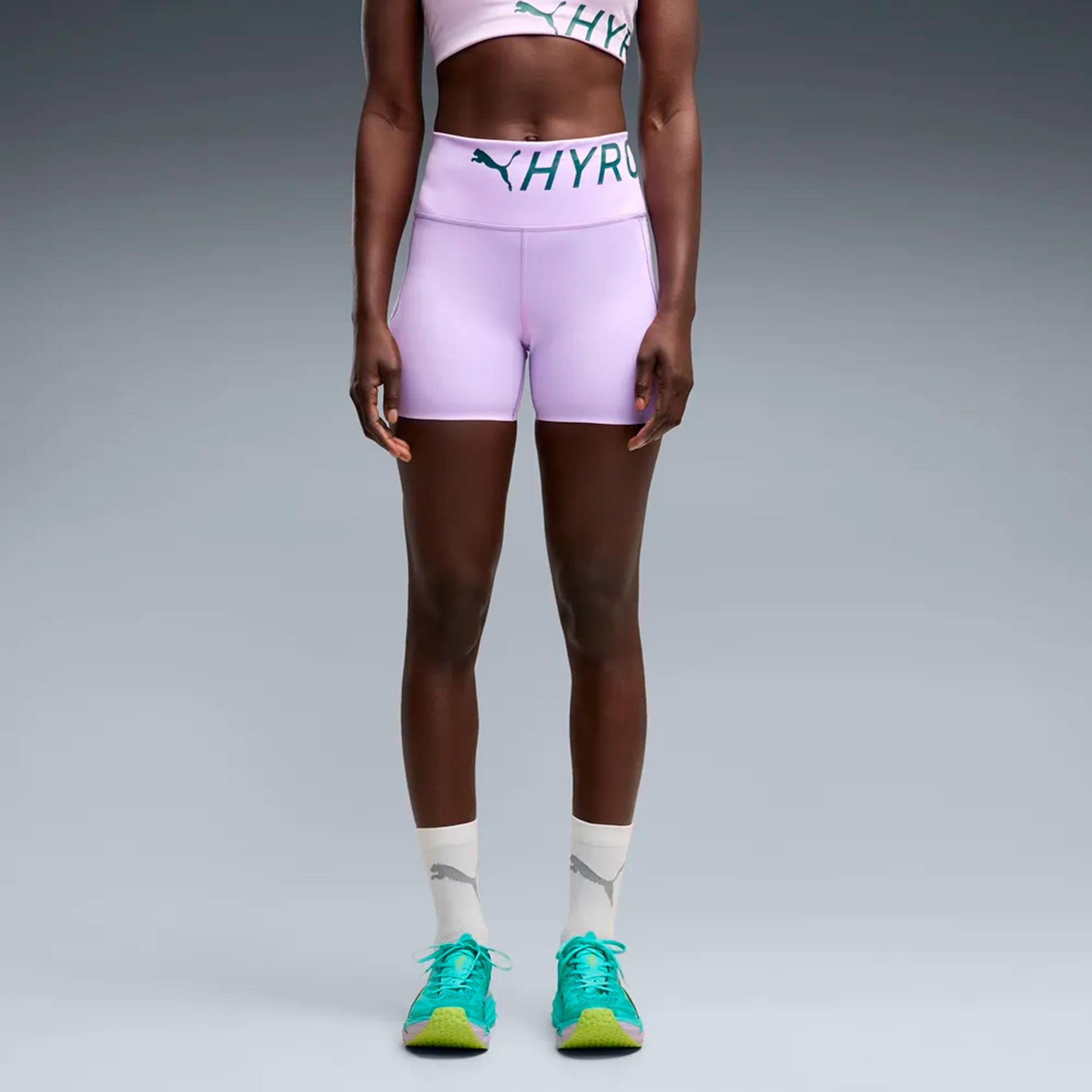 Puma HYROX PWRMODE 4in   Running tights Women - lilac