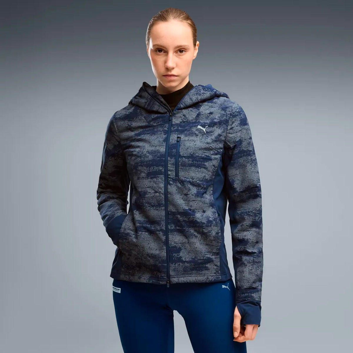 Puma Primaloft Reflective  Running jacket Women - blue