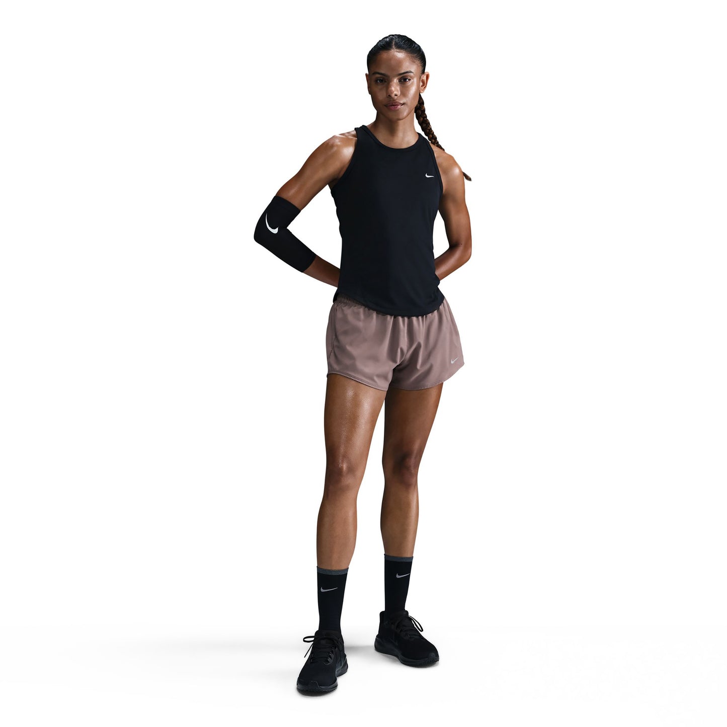 Nike Tempo  Running shirt Women - black, silver