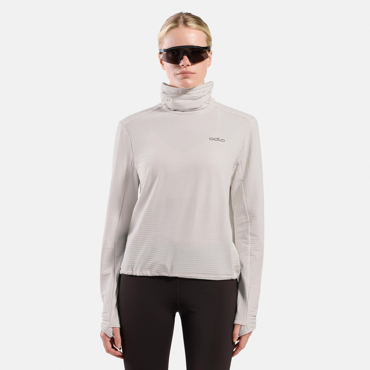 Odlo Essential Thermal Midlayer  Running shirt Women - cream