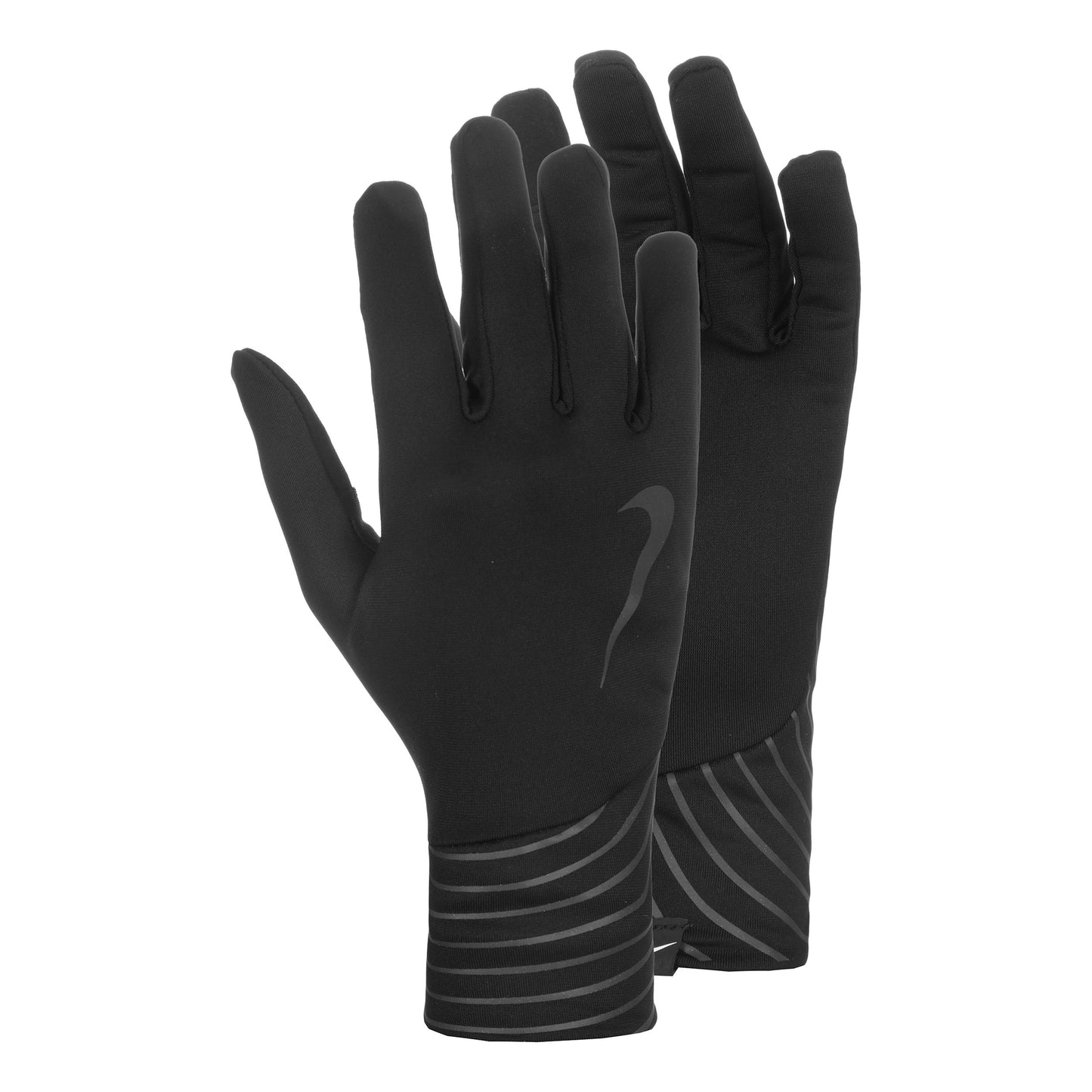 Nike Pacer Lightweight Reflective  Running gloves Women - black, black