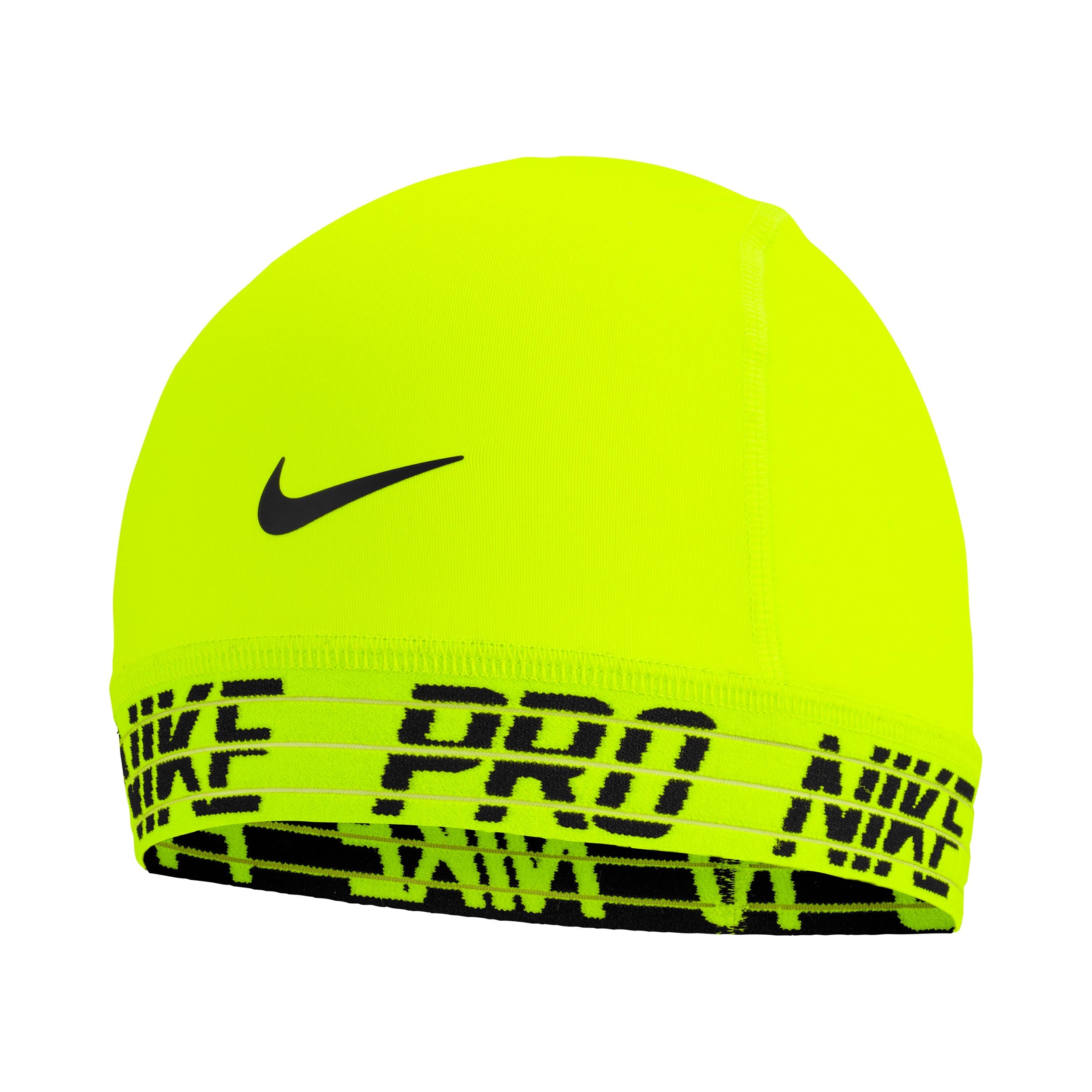 Nike Pro Dri-Fit Skull 4.0 Beanie Unisex - neon yellow, black