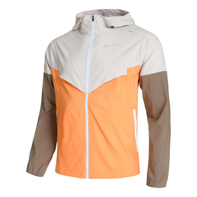 Buy Nike Windrunner Running Jacket Men Grey, Orange online | Running ...
