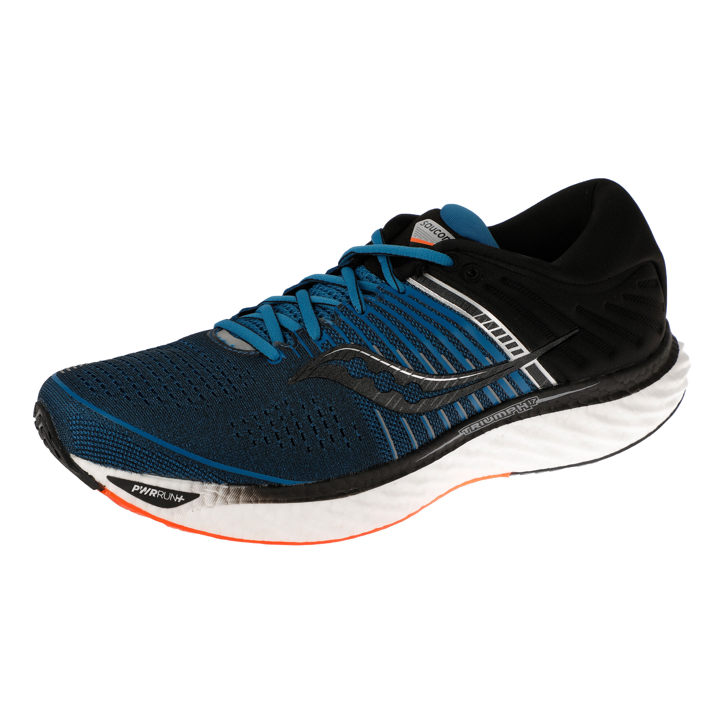 Buy Saucony Triumph 17 Neutral Running Shoe Men Black Dark Blue online Running Point UK