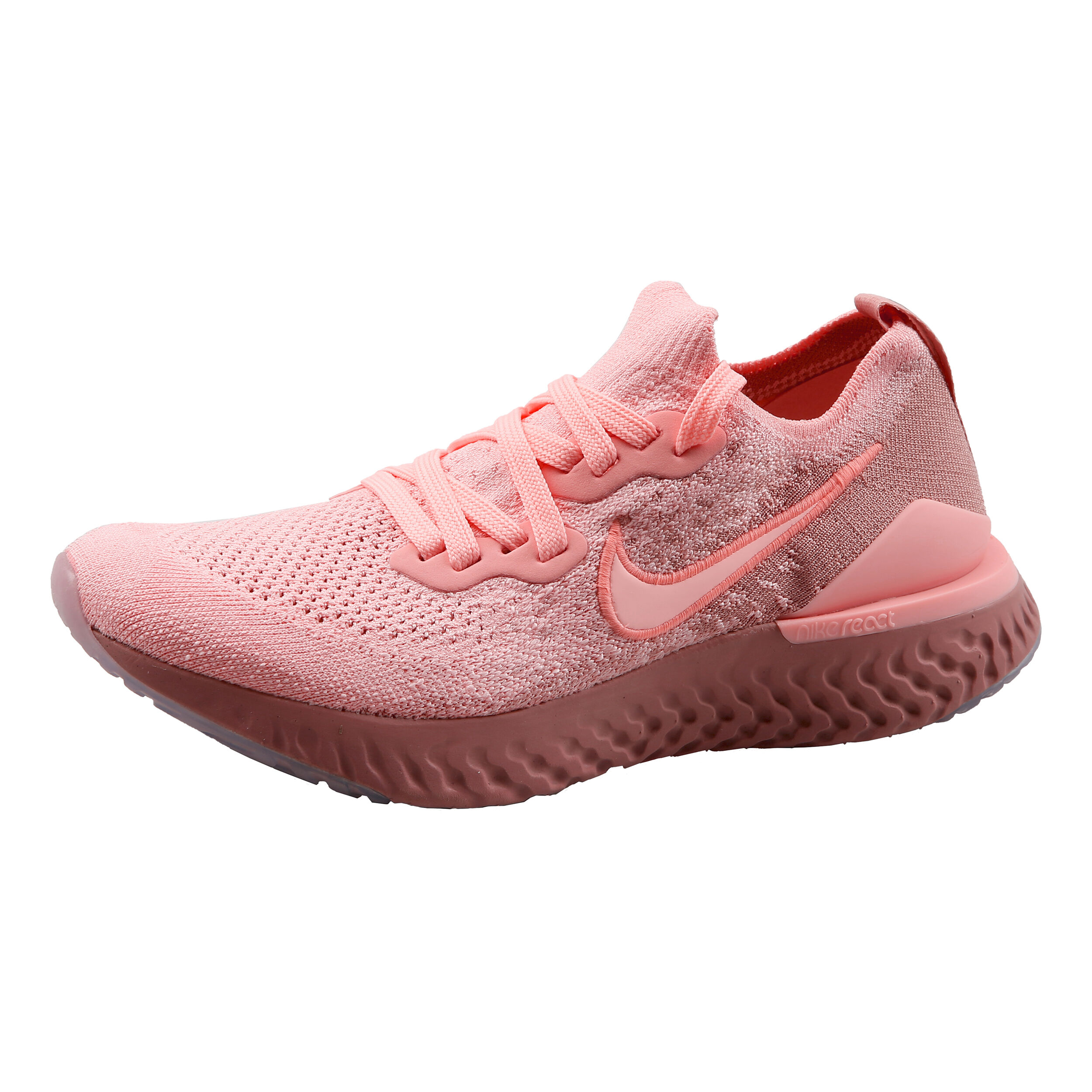 Epic React Flyknit 2 Neutral Running Shoe Women Coral Pink