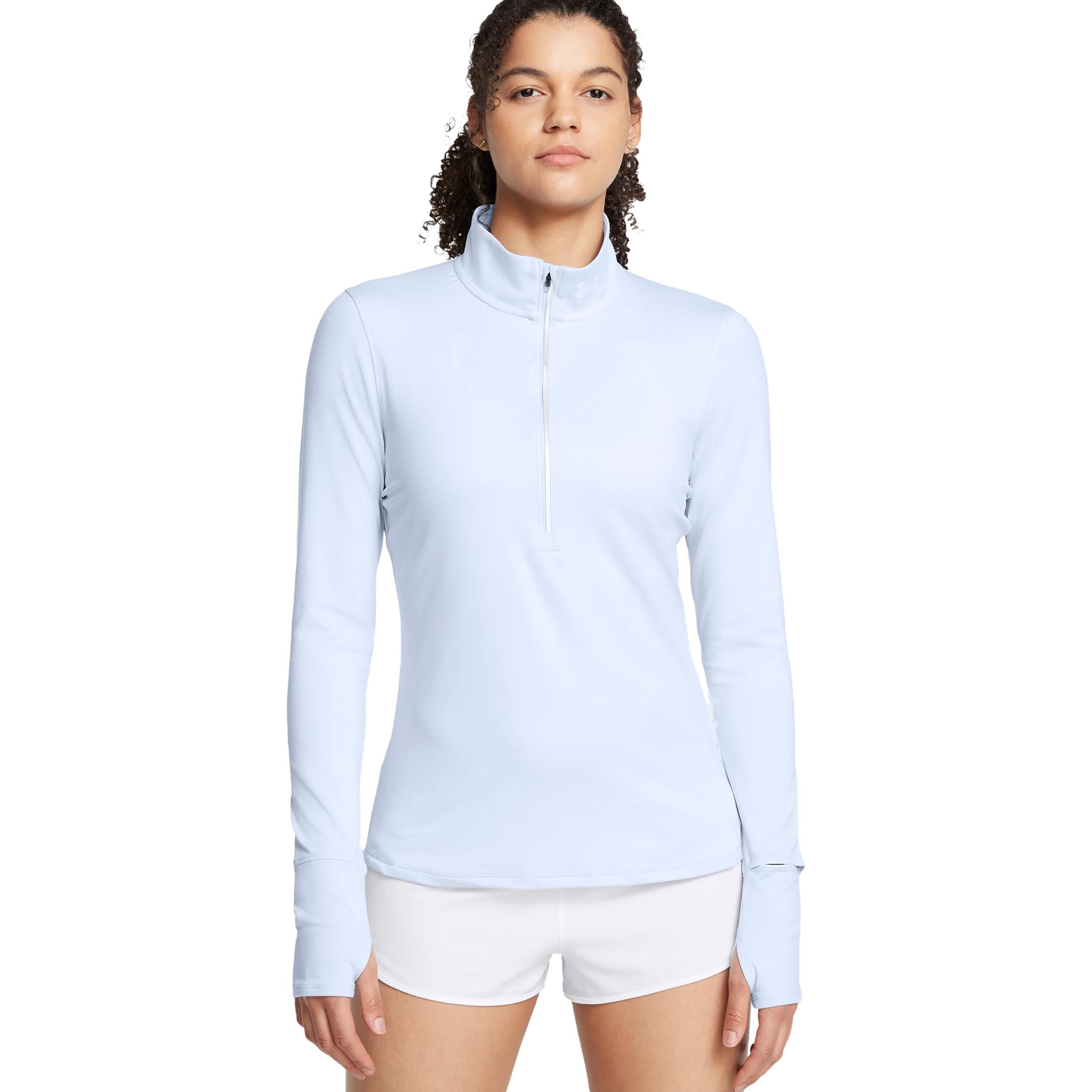 Under armour half zip running top discount