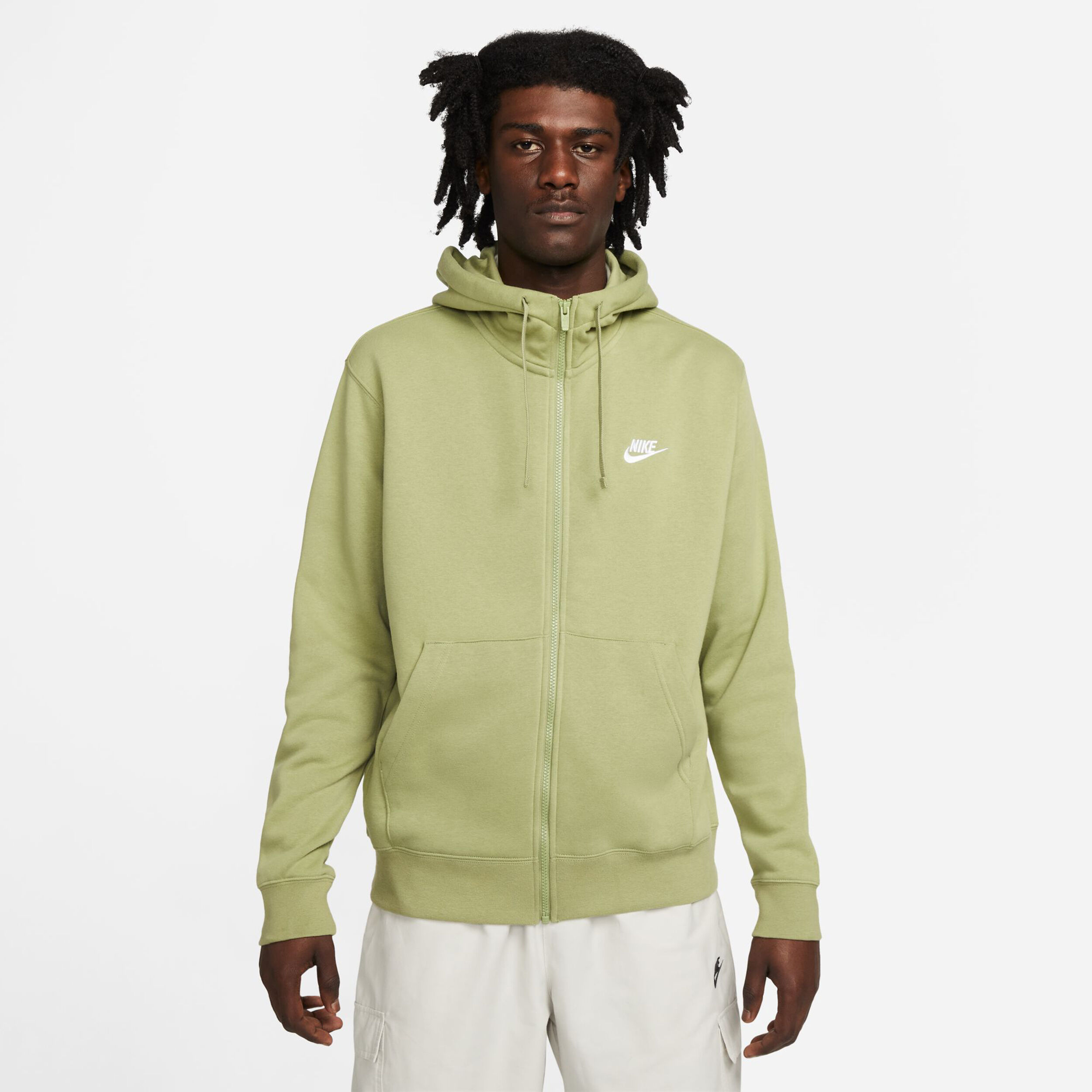 Green nike hoodie mens store