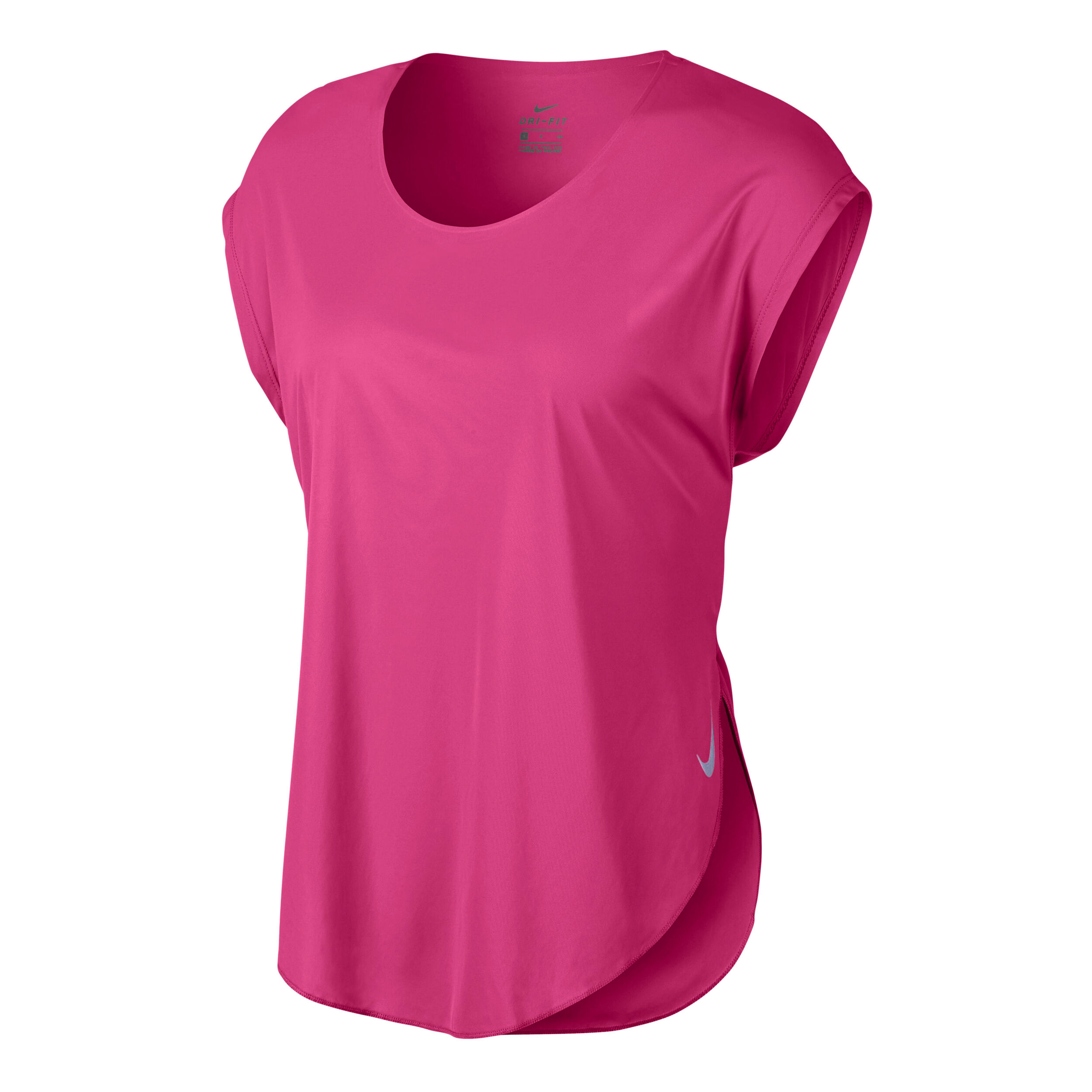 Buy Nike City Sleek T Shirt Women Pink Silver online Running
