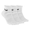 Everyday Cush Ankle Sports Socks 3 Pack-White,Black