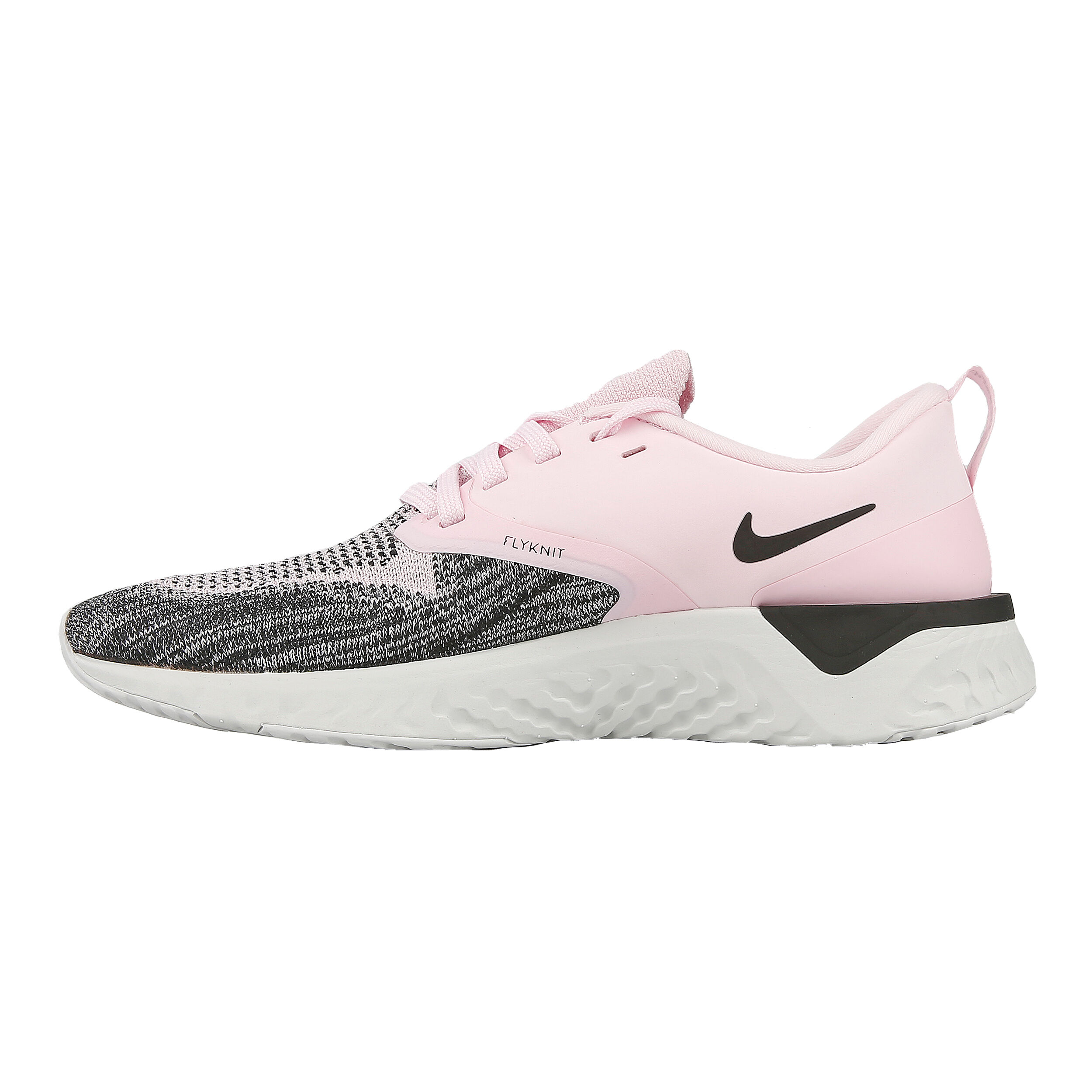 Buy Nike Odyssey React Flyknit 2 Neutral Running Shoe Women Pink Black in size 38 online Running Point UK