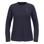 Odlo Clothing Odlo Zeroweight Chill-Tec Running Shirt Women-Dark Blue