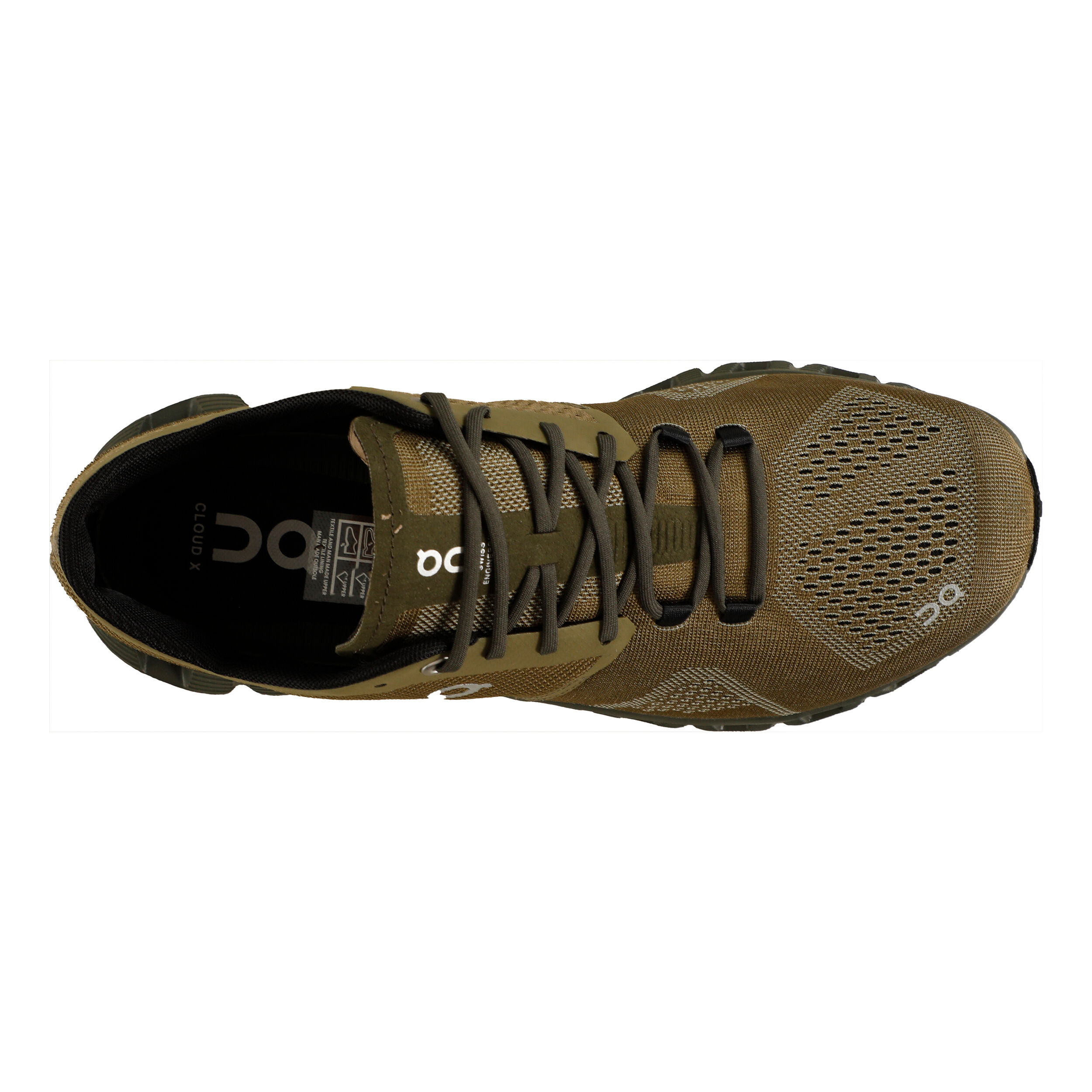 Cloud X Neutral Running Shoe Men Olive Green