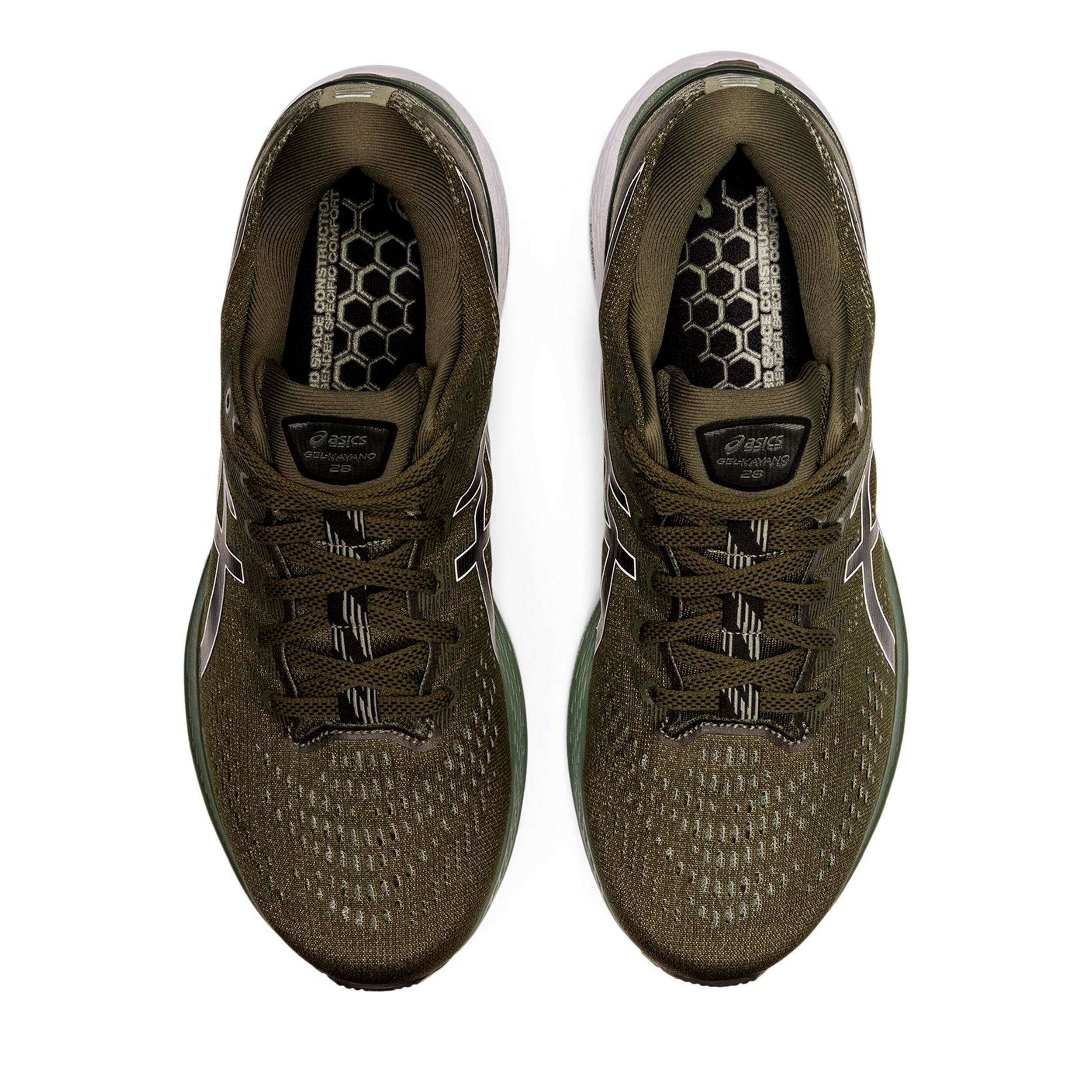 Gel Kayano 28 Stability Running Shoe Men Olive Black
