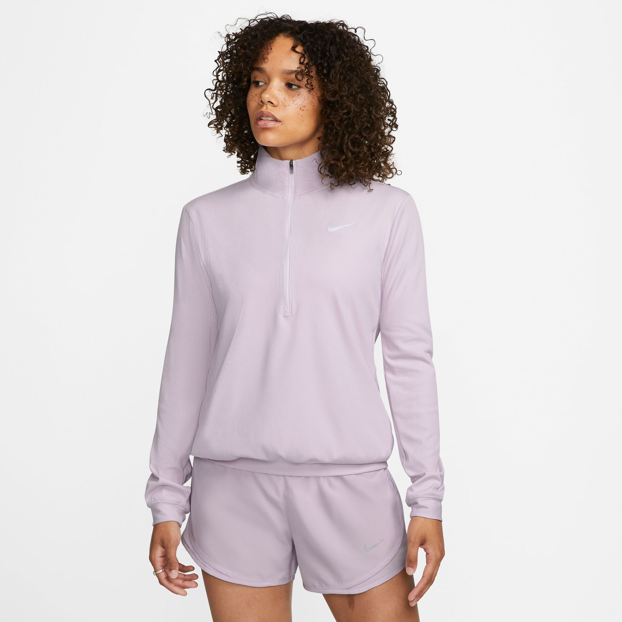 Nike lilac half zip hotsell