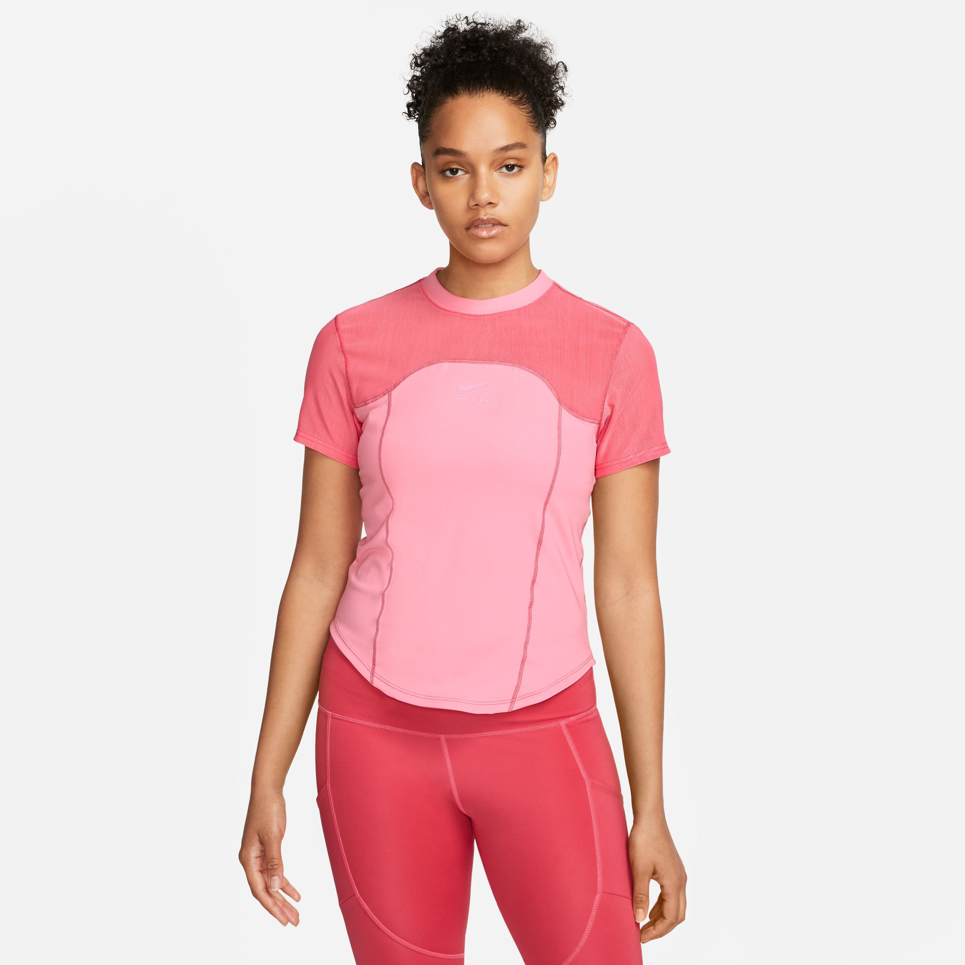 Pink womens nike shirt clearance