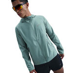 Nike Clothing Nike Miler Jacket Running jacket Men-turquoise, silver