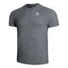 Crew Neck Essential Seamless Running Shirt Men-Grey