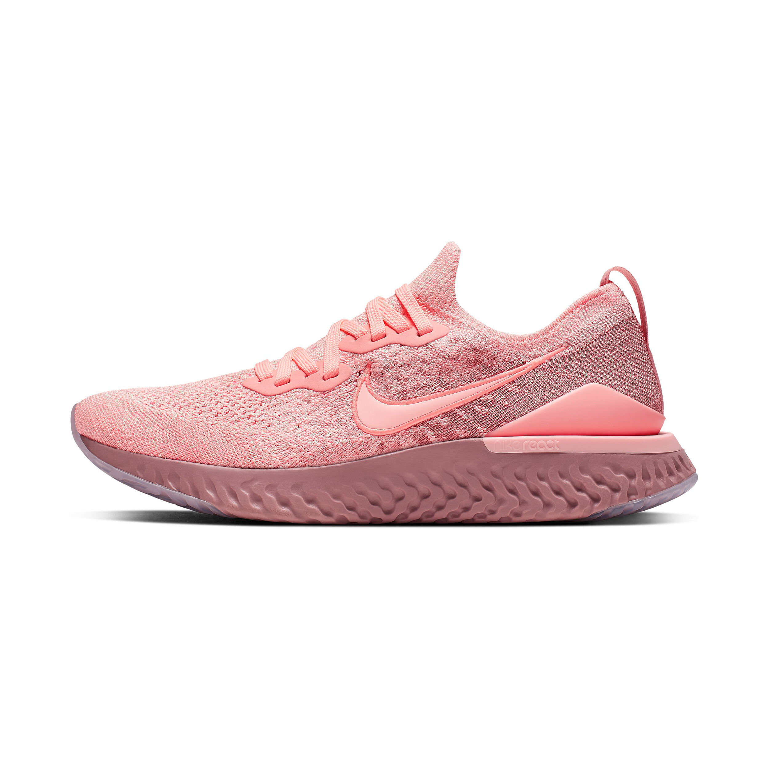 Epic React Flyknit 2 Neutral Running Shoe Women Coral Pink