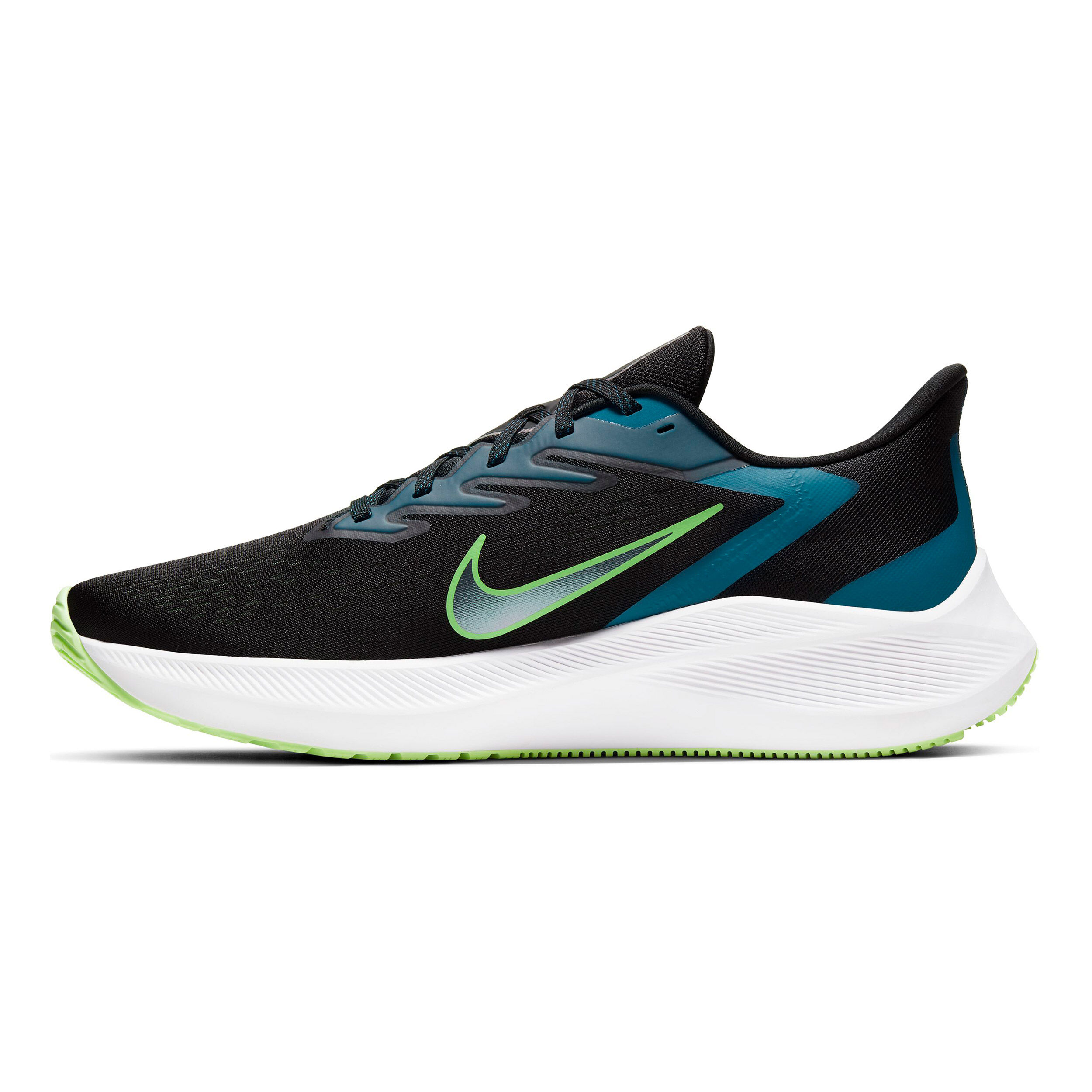 Zoom Winflo 7 Neutral Running Shoe Men Black Petrol