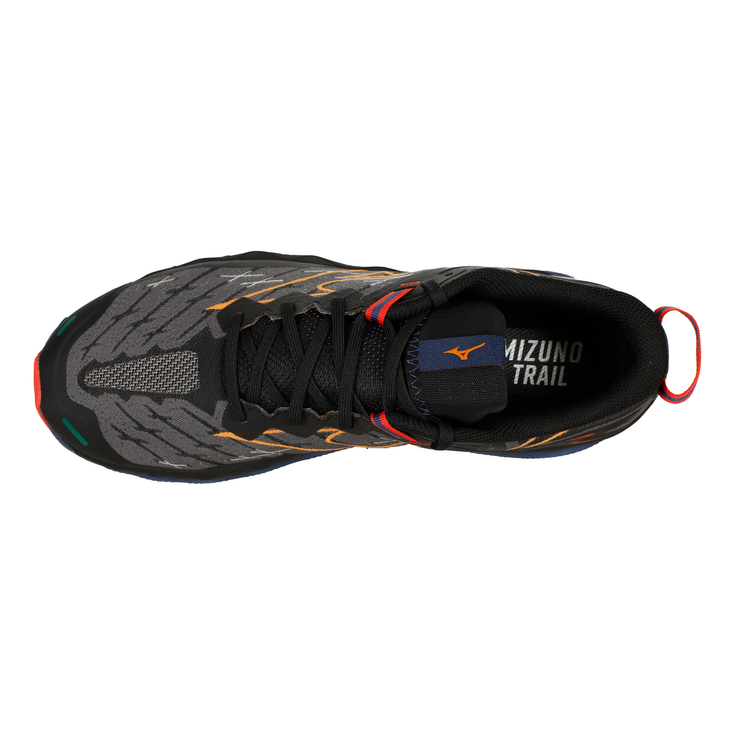 Wave Mujin 10 Trail Running Shoe Men Black Orange