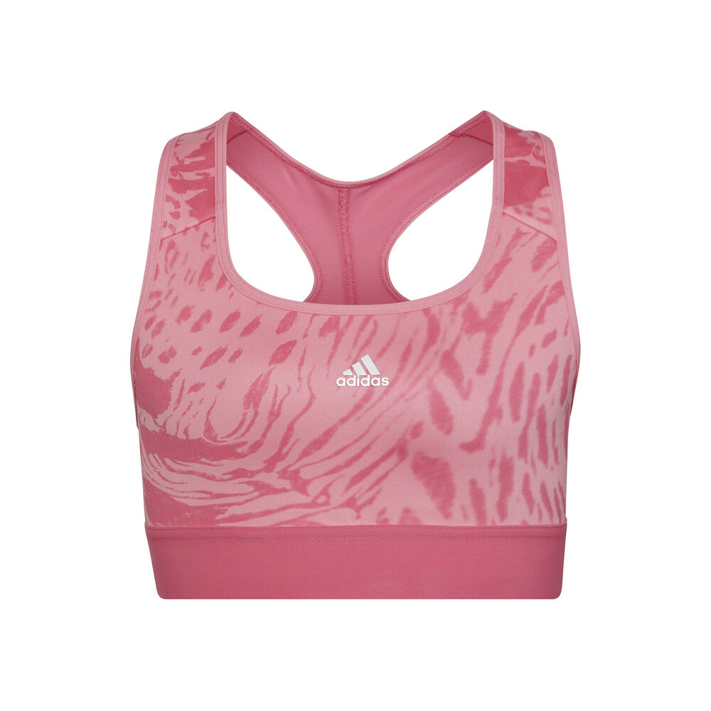 adidas Powerreact Sports Bras Girls - Pink, Size 128
