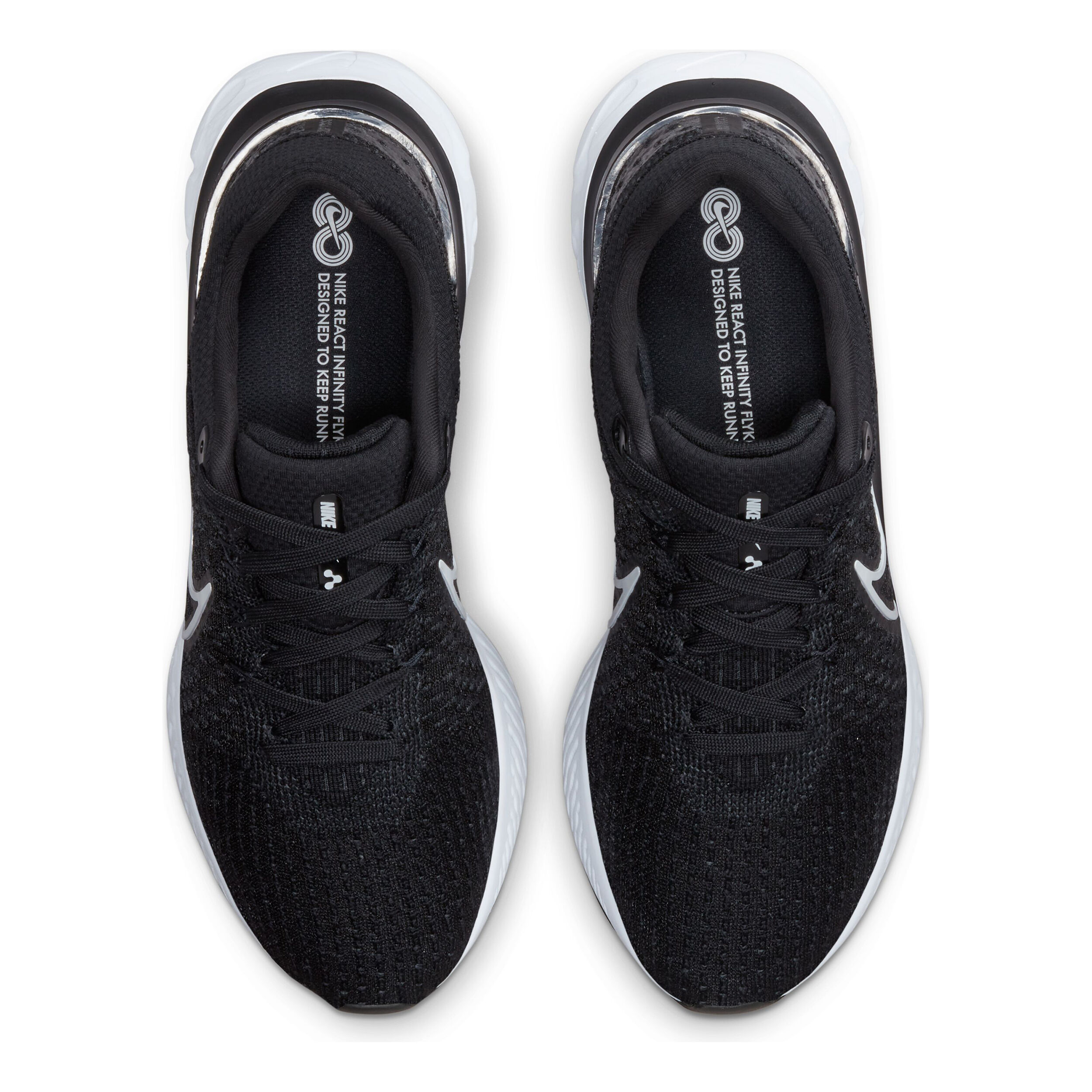 Infinity Flyknit 3 Neutral Running Shoe Men Black White