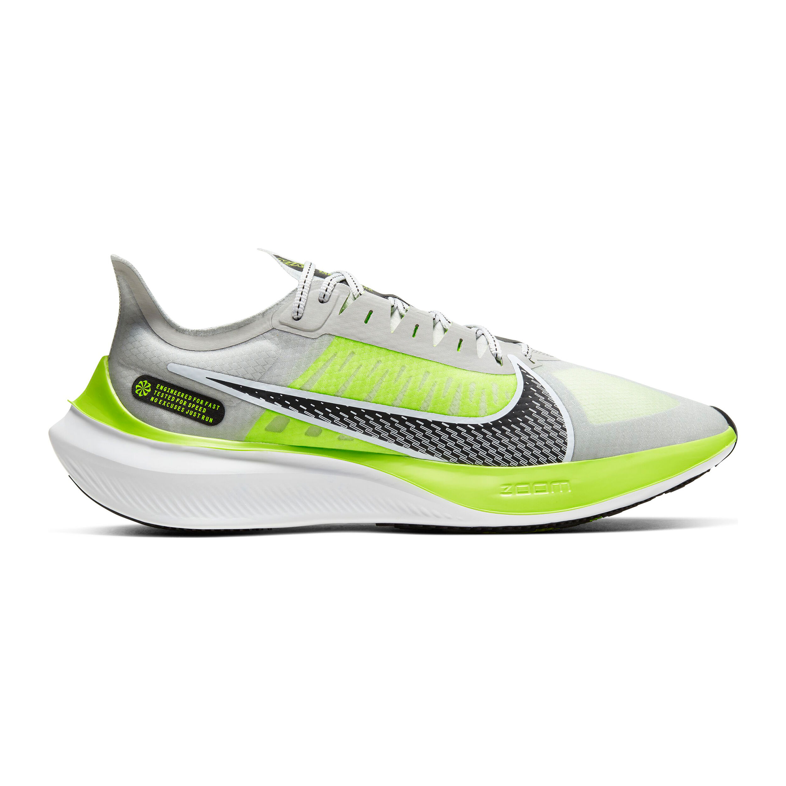 Buy Nike Zoom Gravity Neutral Running Shoe Men Grey Neon Yellow