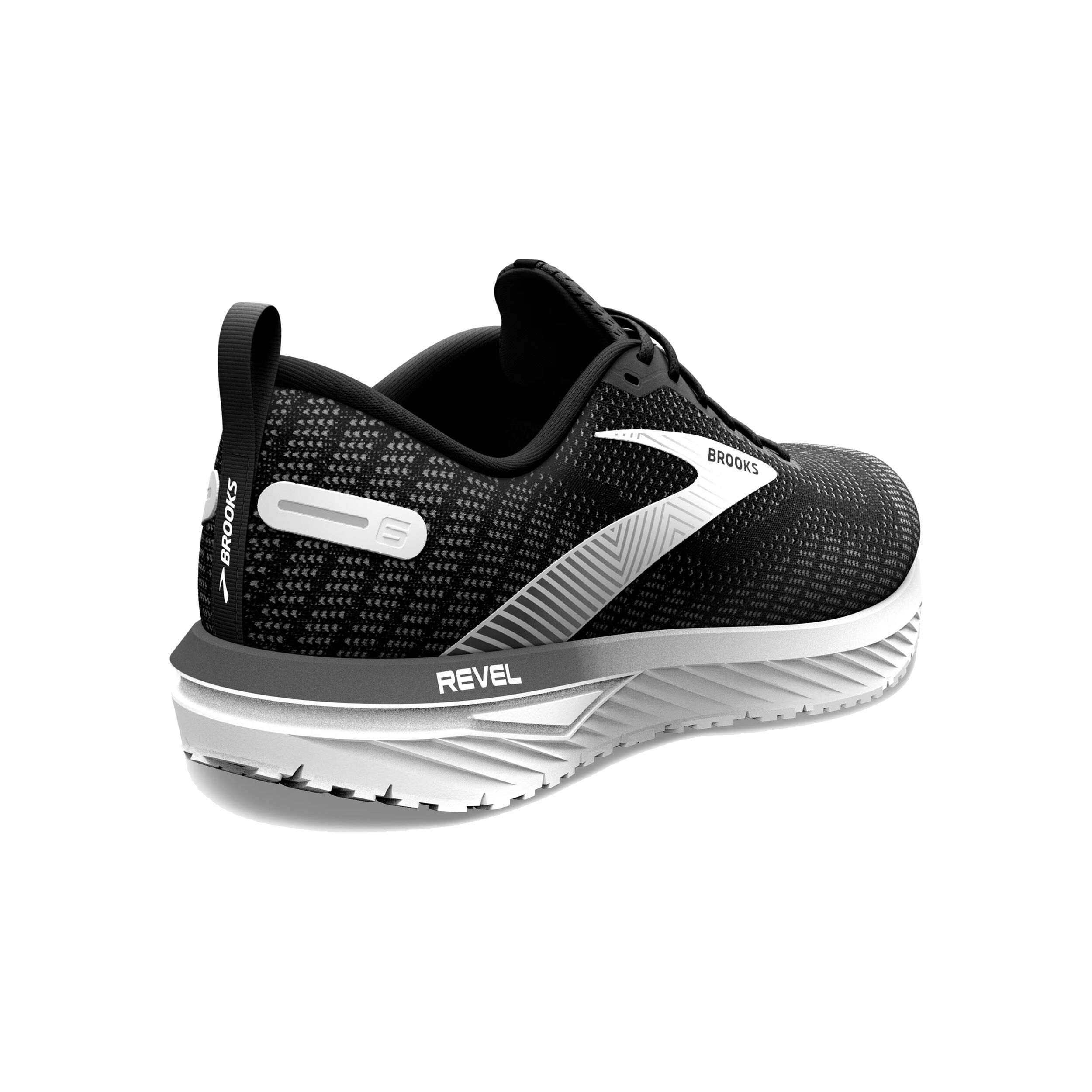 Revel 6 Neutral Running Shoe Men Black Silver