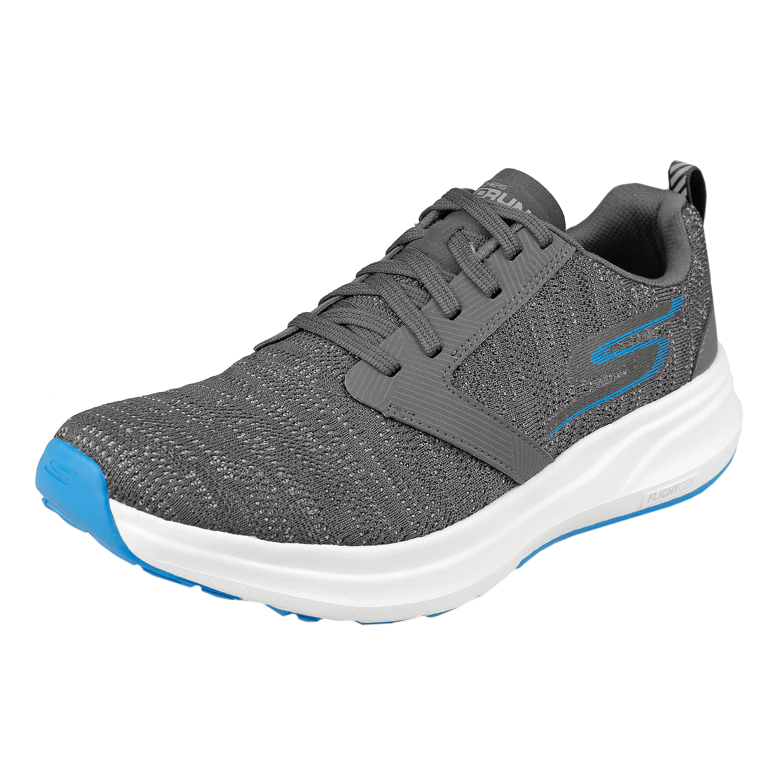 Go Run Ride 7 Neutral Running Shoe Men Grey Blue