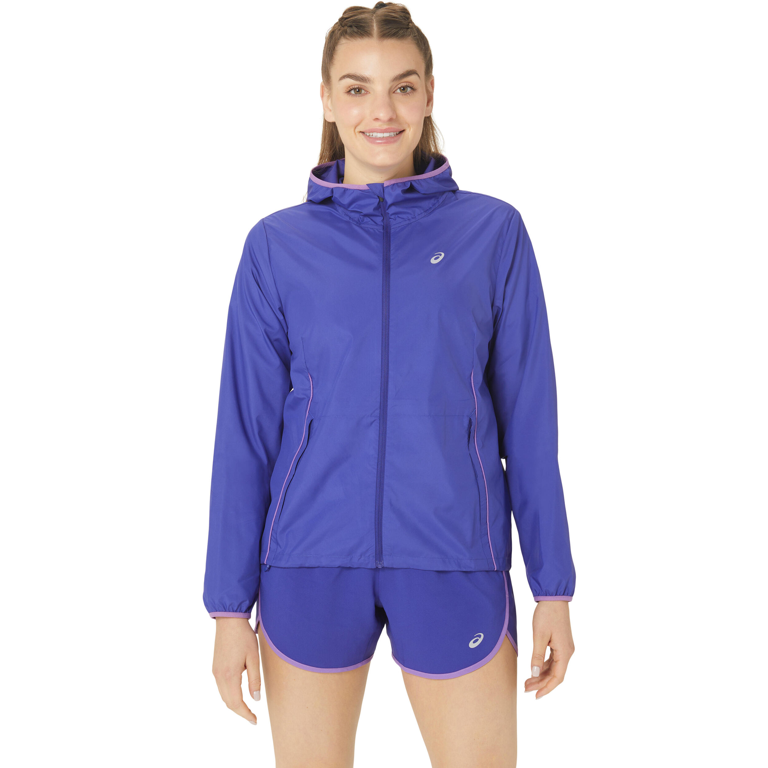 Asics running top jacket womens