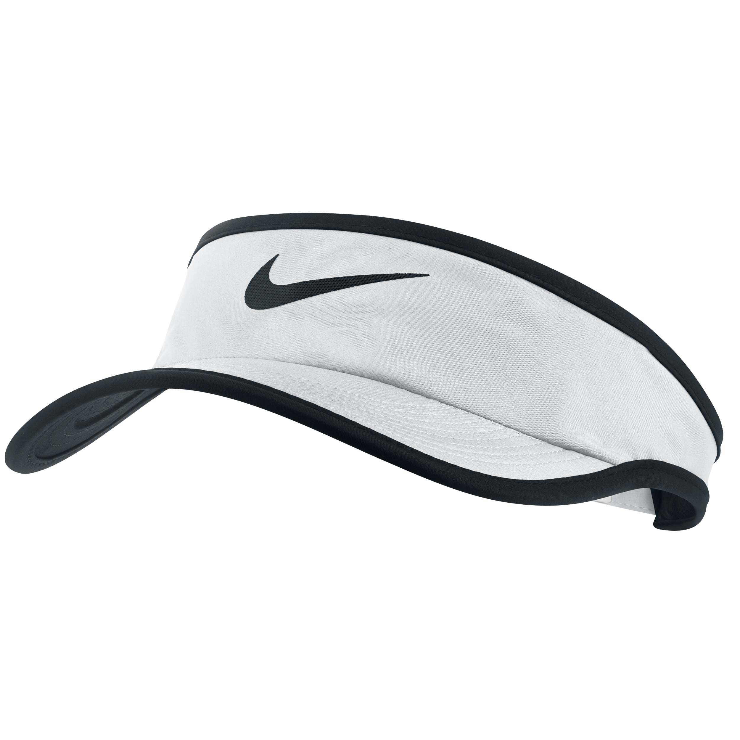 Feather Light Visor Girls White Black