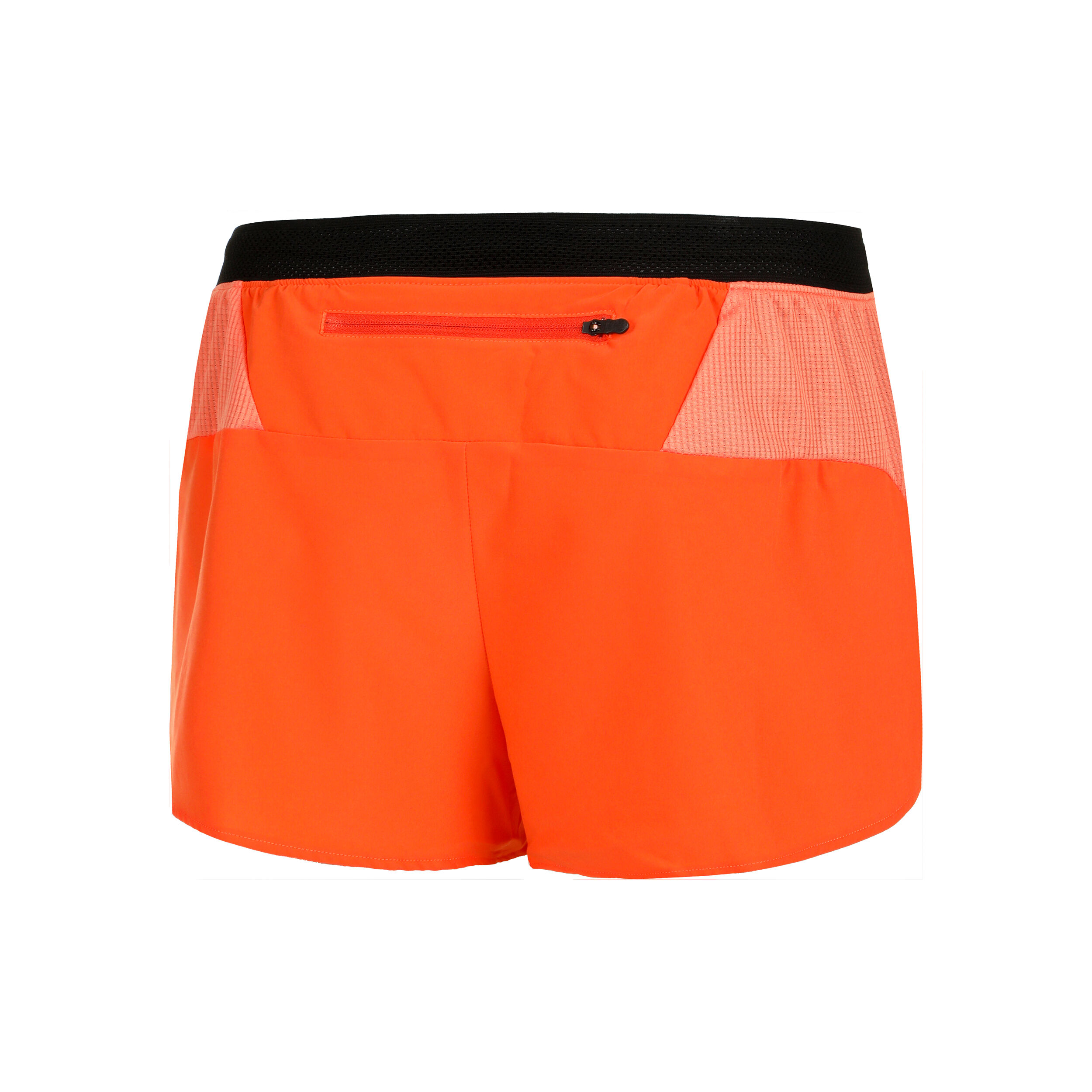 Orange running shorts top