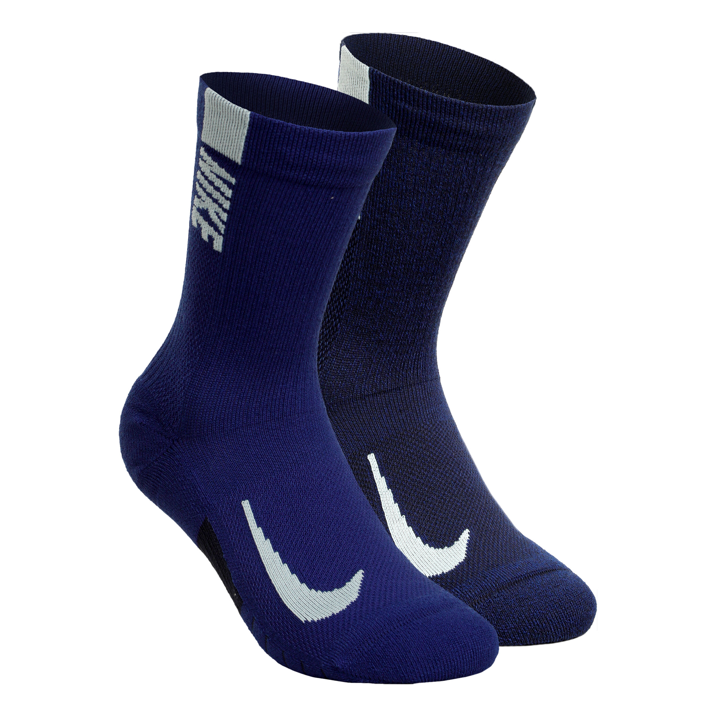 Buy Nike Multiplier Crew Sock Running Socks 2 Pack Multicoloured