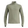 Zeroweight Warm Mid Layer 1/2 Zip Running Shirt Men-Olive