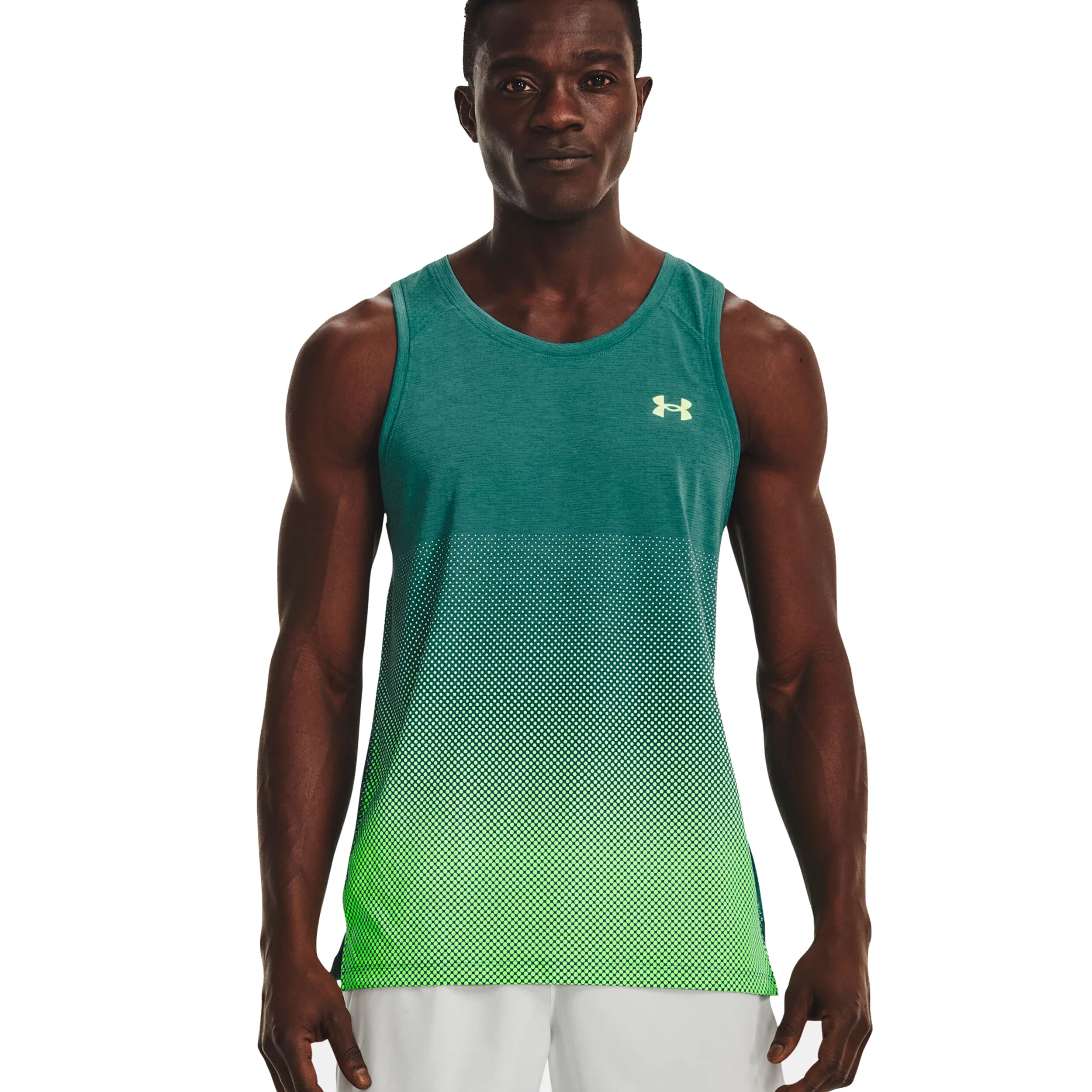 Buy Under Armour Streaker Wind Tank Top Men Green online Running Point UK