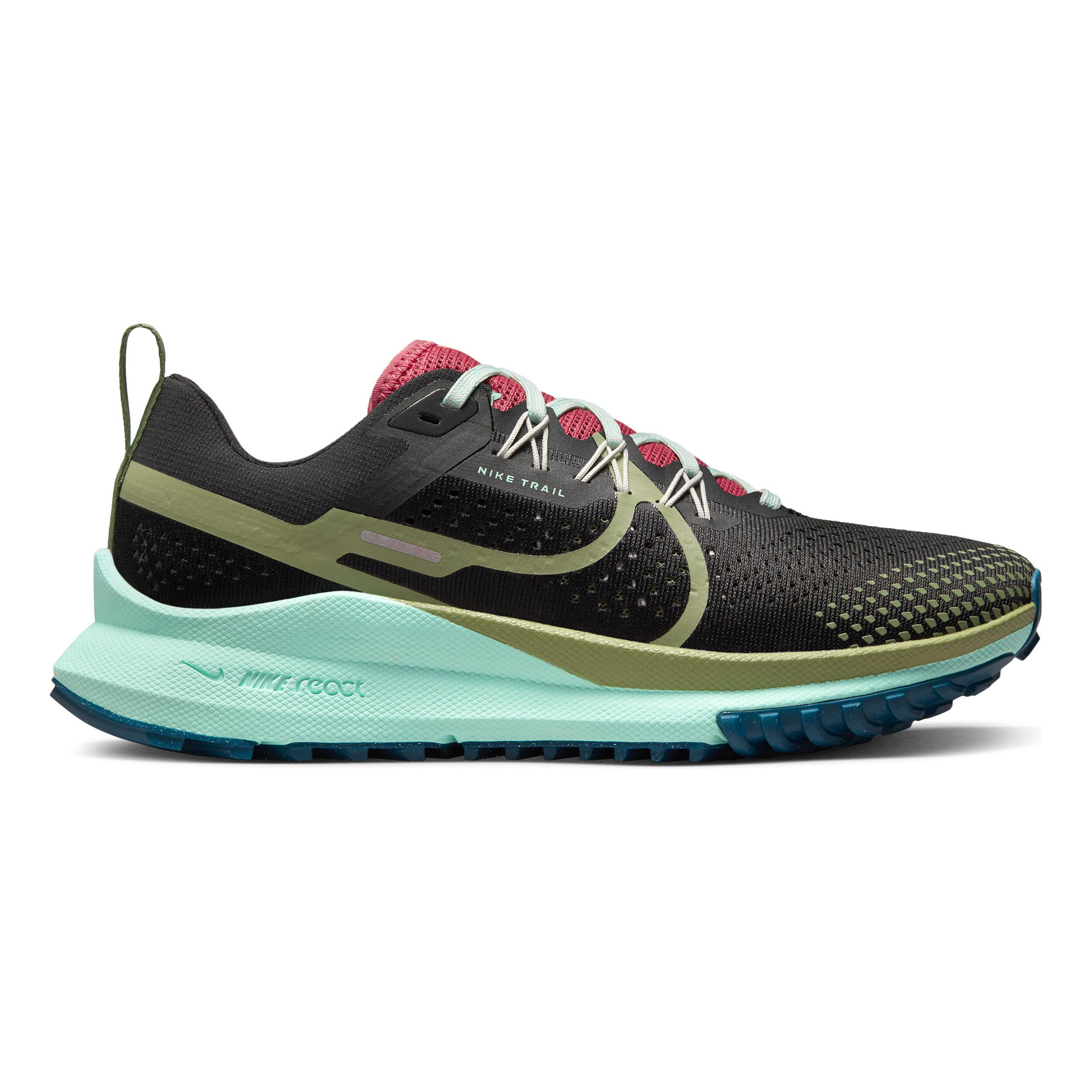 Womens black and green nikes hot sale