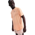 Nike Clothing Nike Stride Tee Running shirt Men-orange, silver
