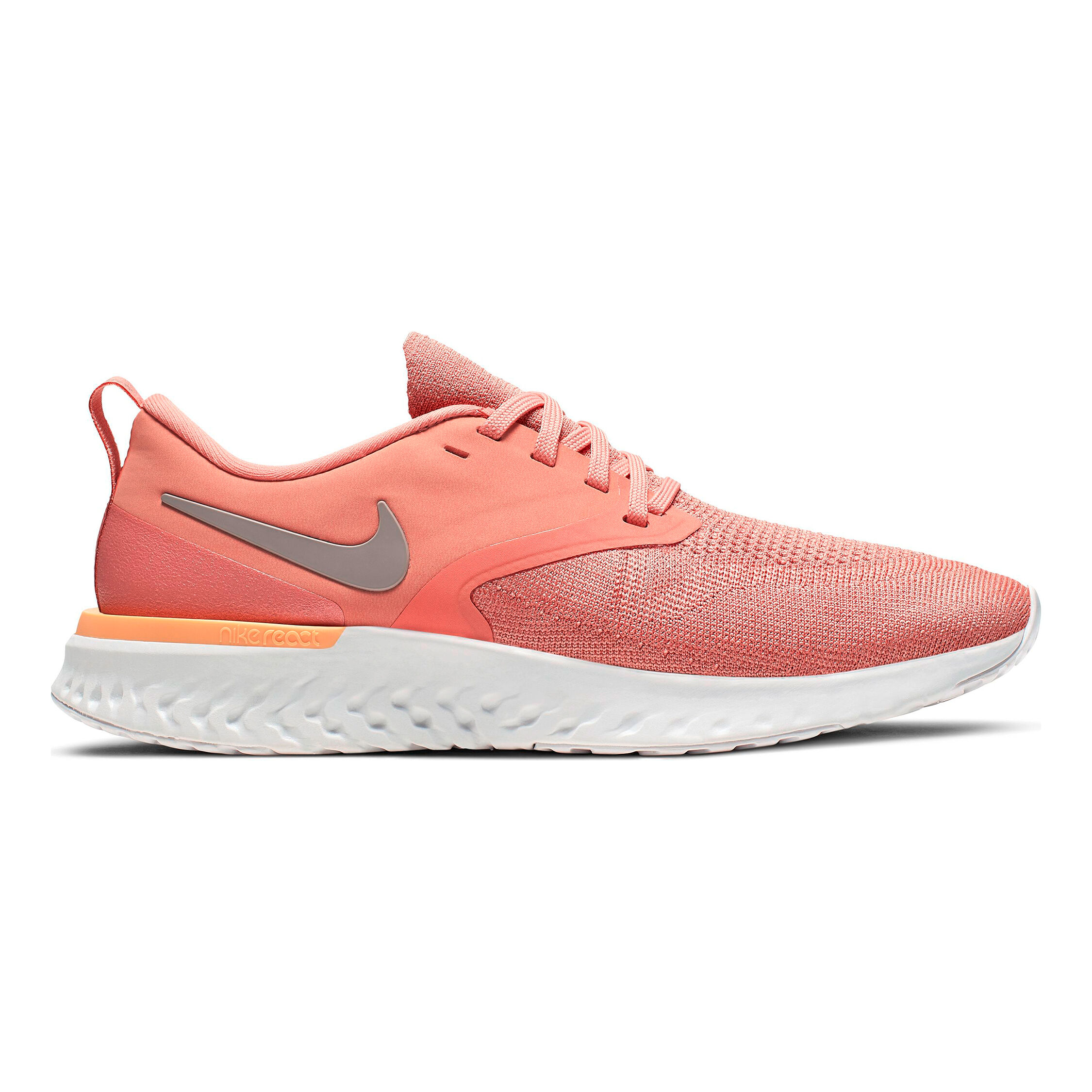 Buy Nike Odyssey React Flyknit 2 Neutral Running Shoe Women Apricot Silver online Running Point UK