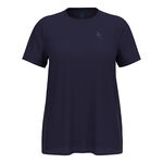 Odlo Clothing Odlo Zeroweight Chill-Tec Running Shirt Women-Dark Blue
