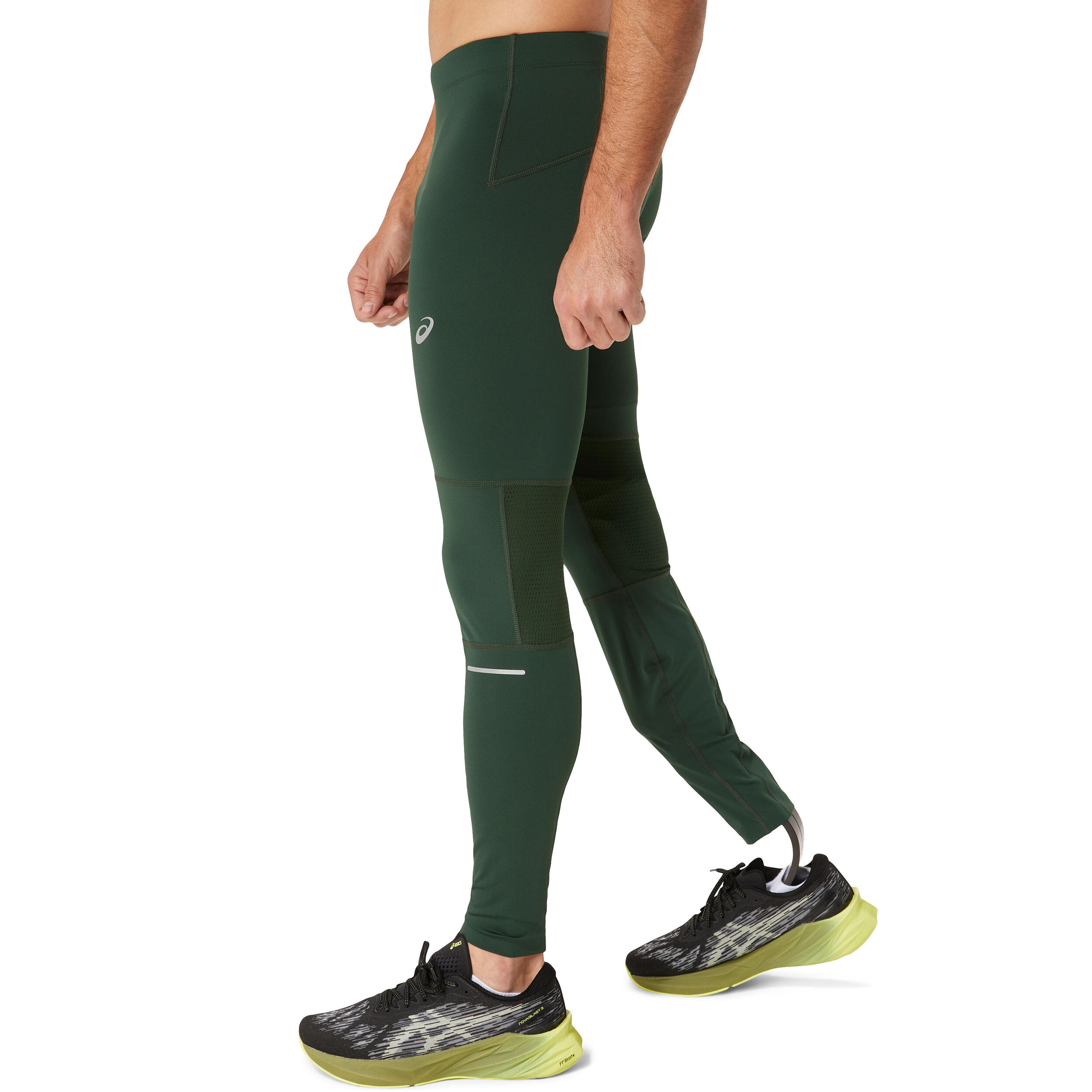 Green running tights mens new arrivals