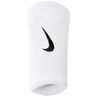 Swoosh Doublewide Wristband 2 Pack-White,Black