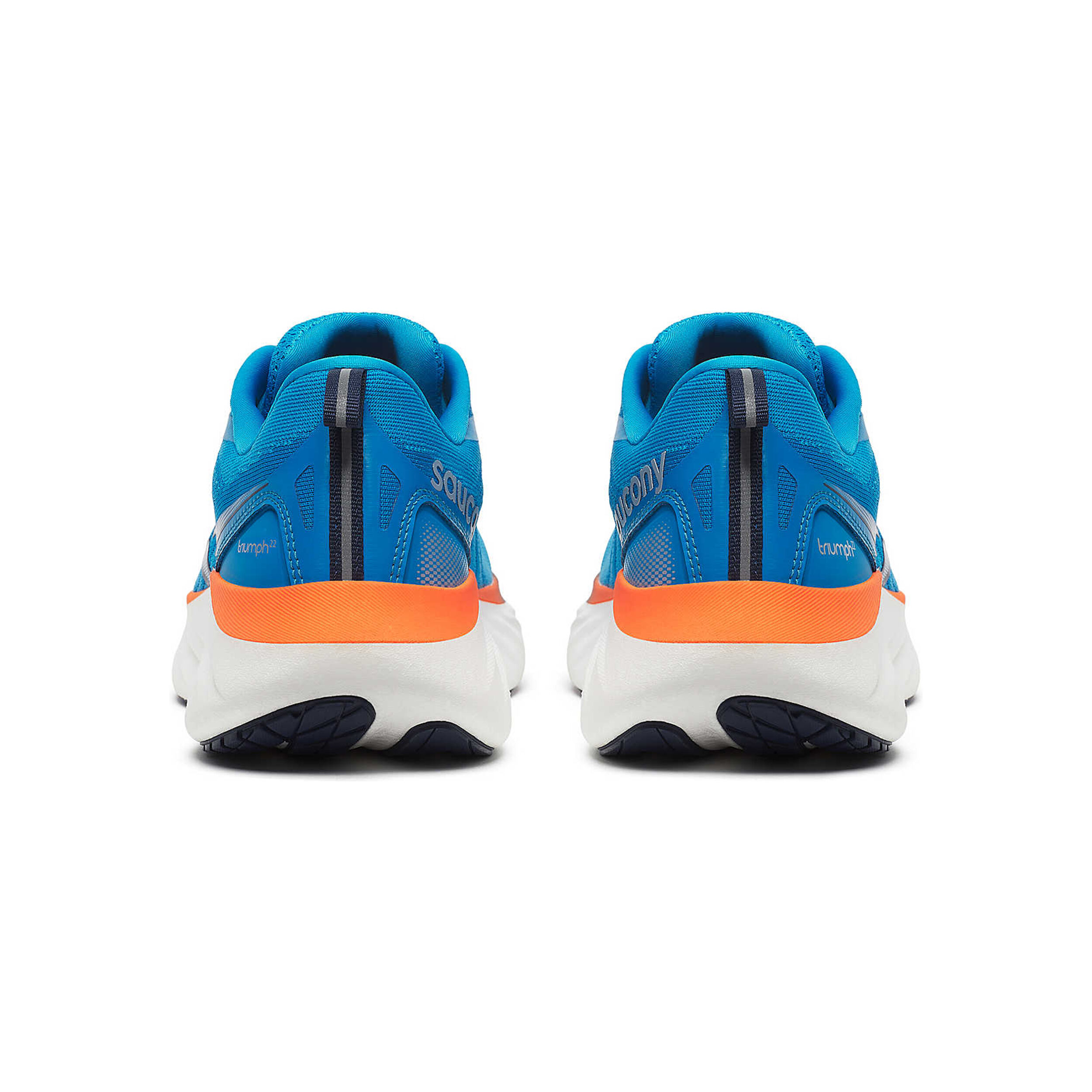 Blue orange running shoes sale