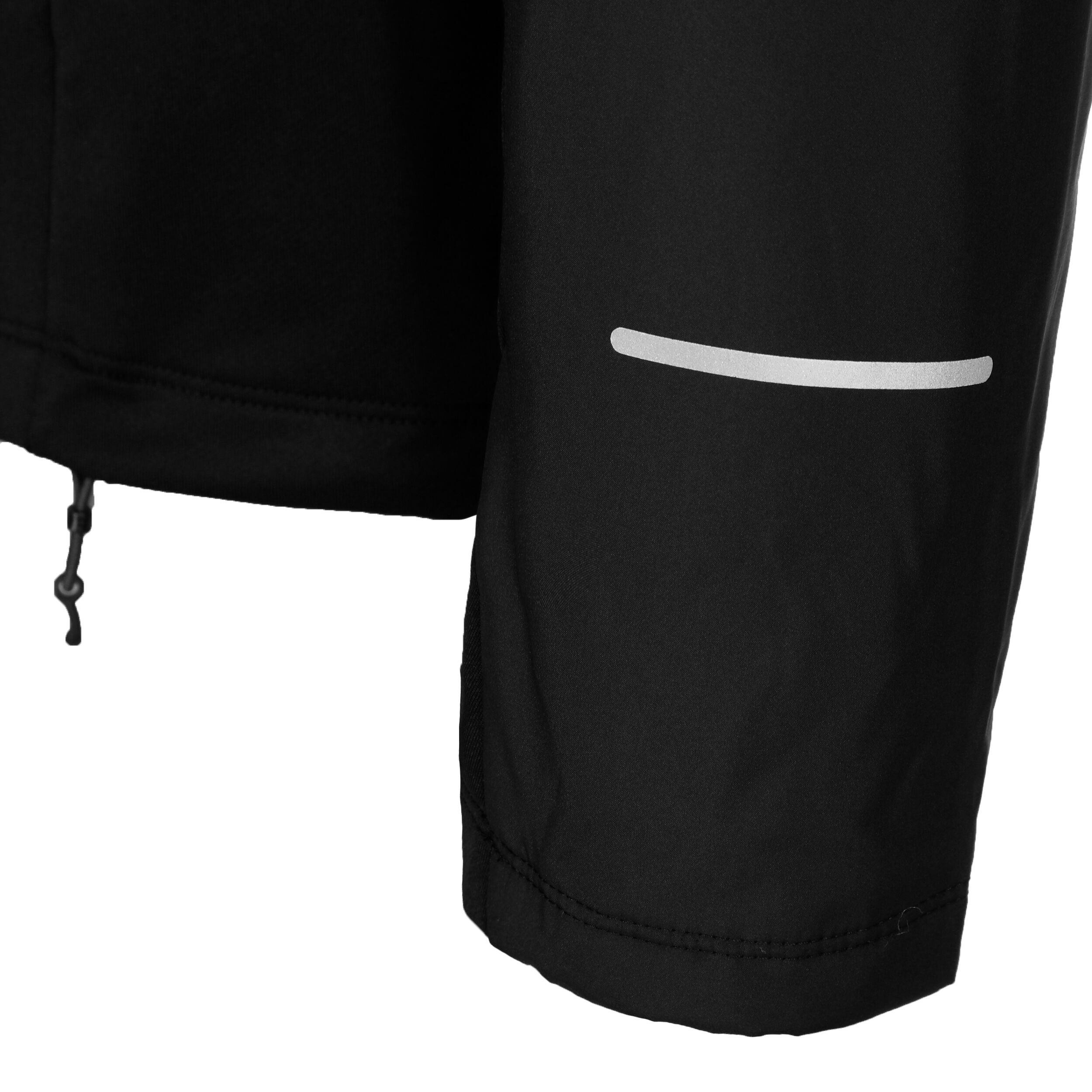 Asics mens system thermal running jacket performance black top