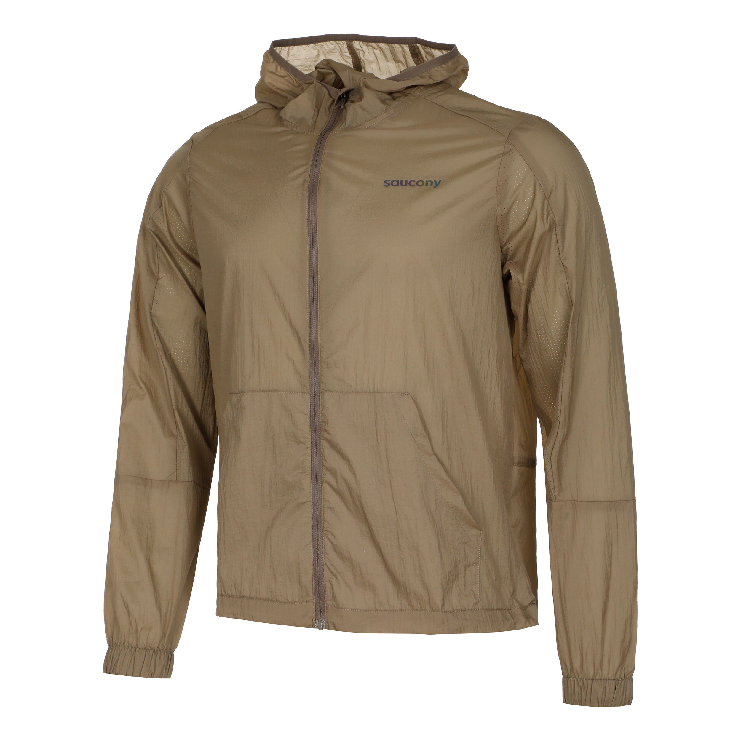 Saucony running store jacket womens brown