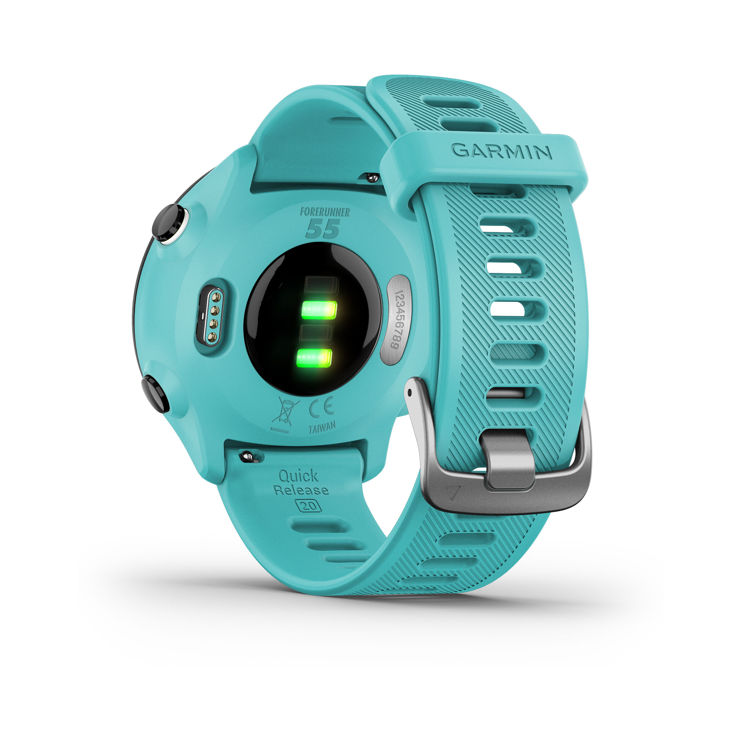 Buy Garmin Forerunner 55 Pulse Watch Turquoise Black online Running Point UK